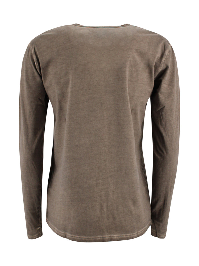 ANONYM T-shirts and Polos Brown Cotone