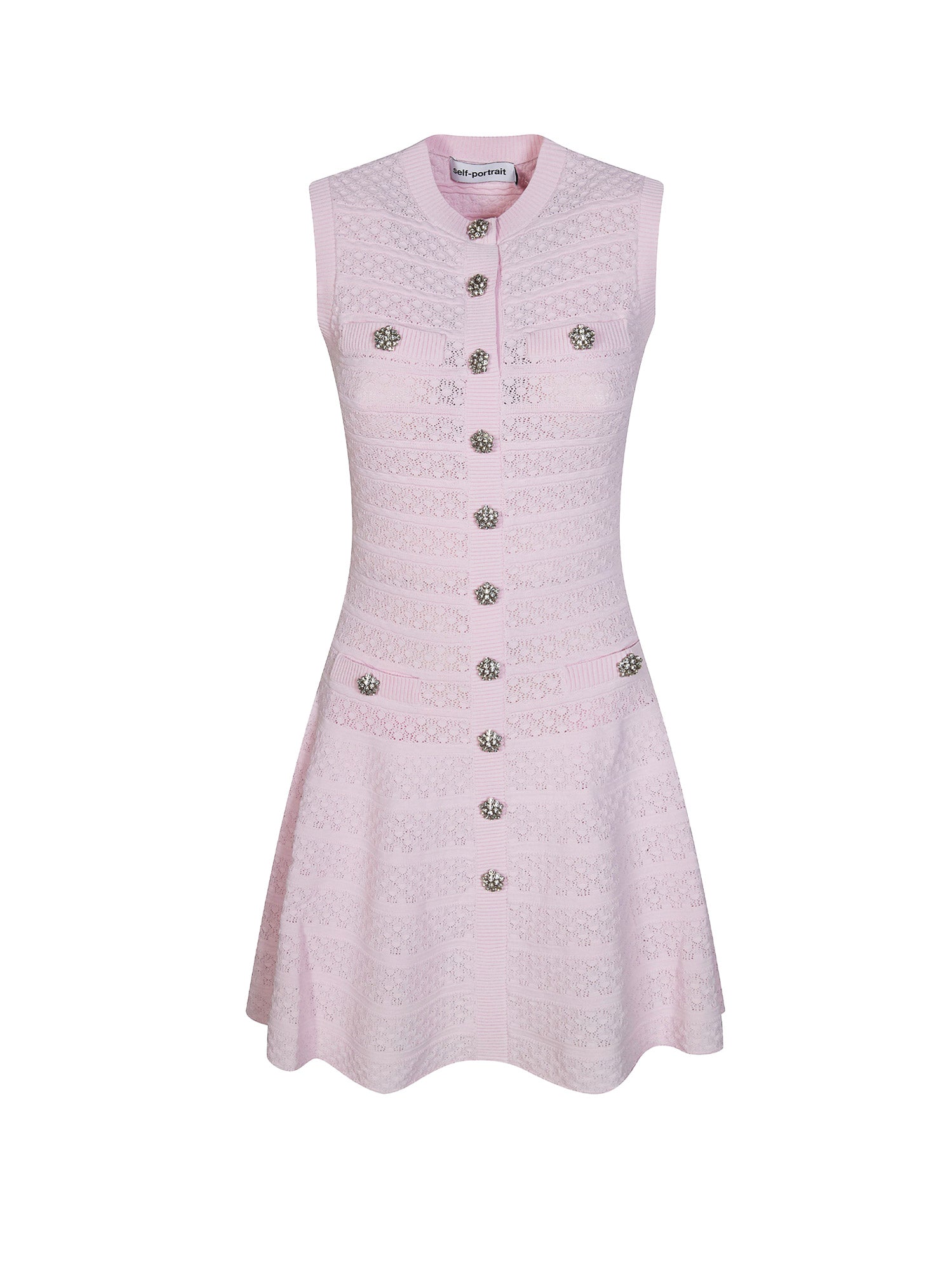 SELF PORTRAIT Dresses Pink Viscosa Poliestere