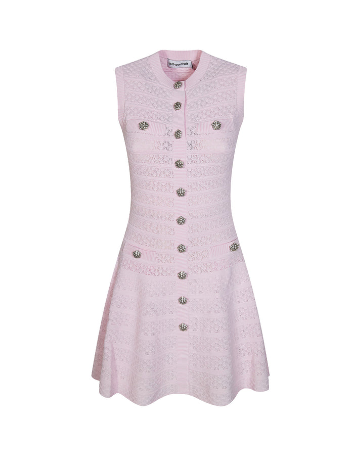 SELF PORTRAIT Dresses Pink Viscosa Poliestere