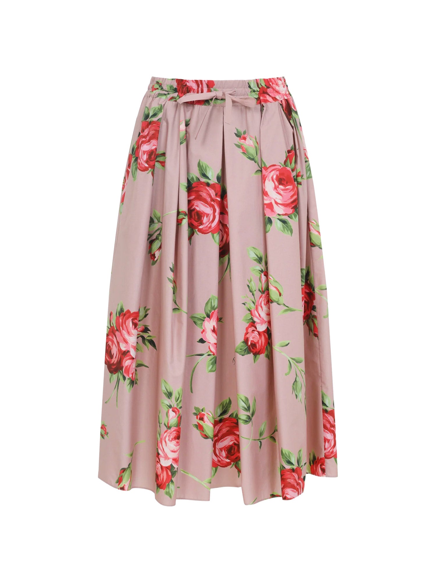 Dolce & Gabbana Skirts Bouquet Rose Rosa Cotone