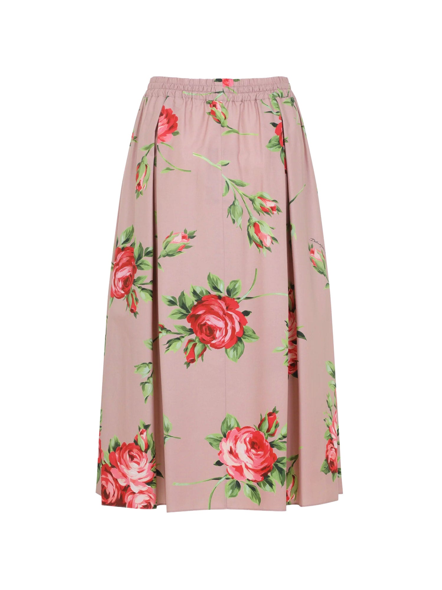 Dolce & Gabbana Skirts Bouquet Rose Rosa Cotone