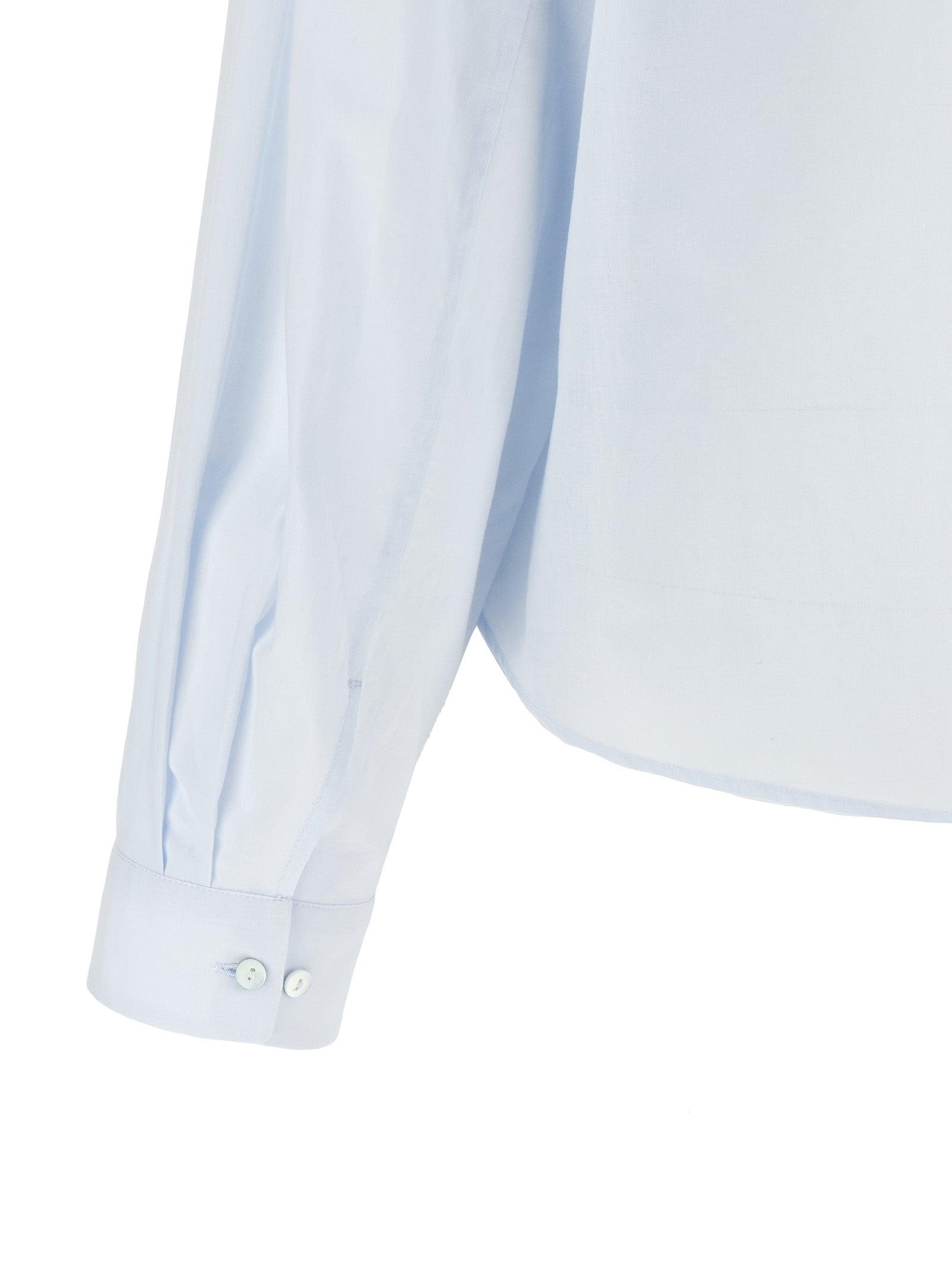 Heather Shirt Light Blue Cotton Shirt, Blouse