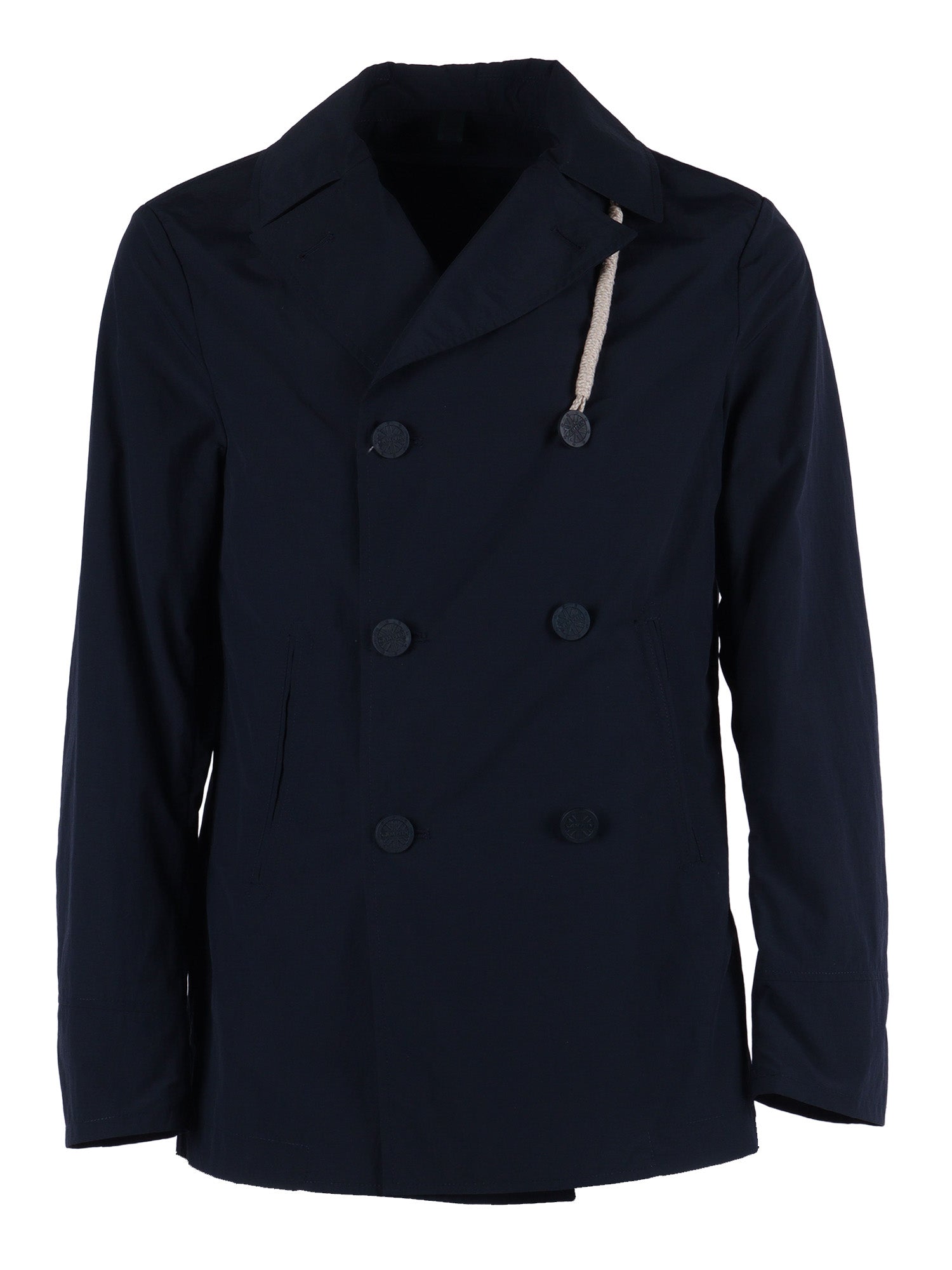 Storm - Bl Blue Polyamide Cotton Jacket