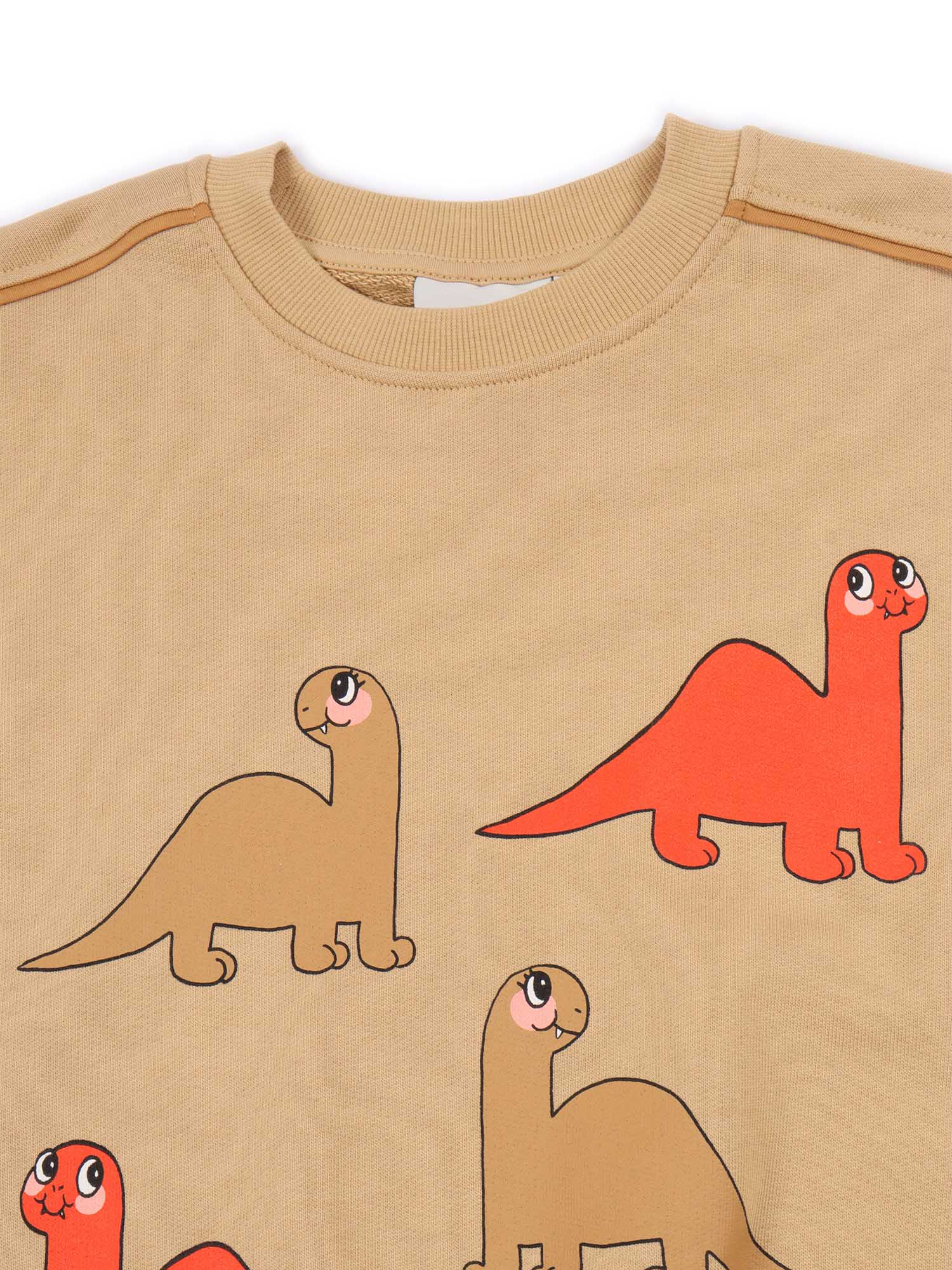 Dinos Sp Sweatshirt Beige Organic Cotton