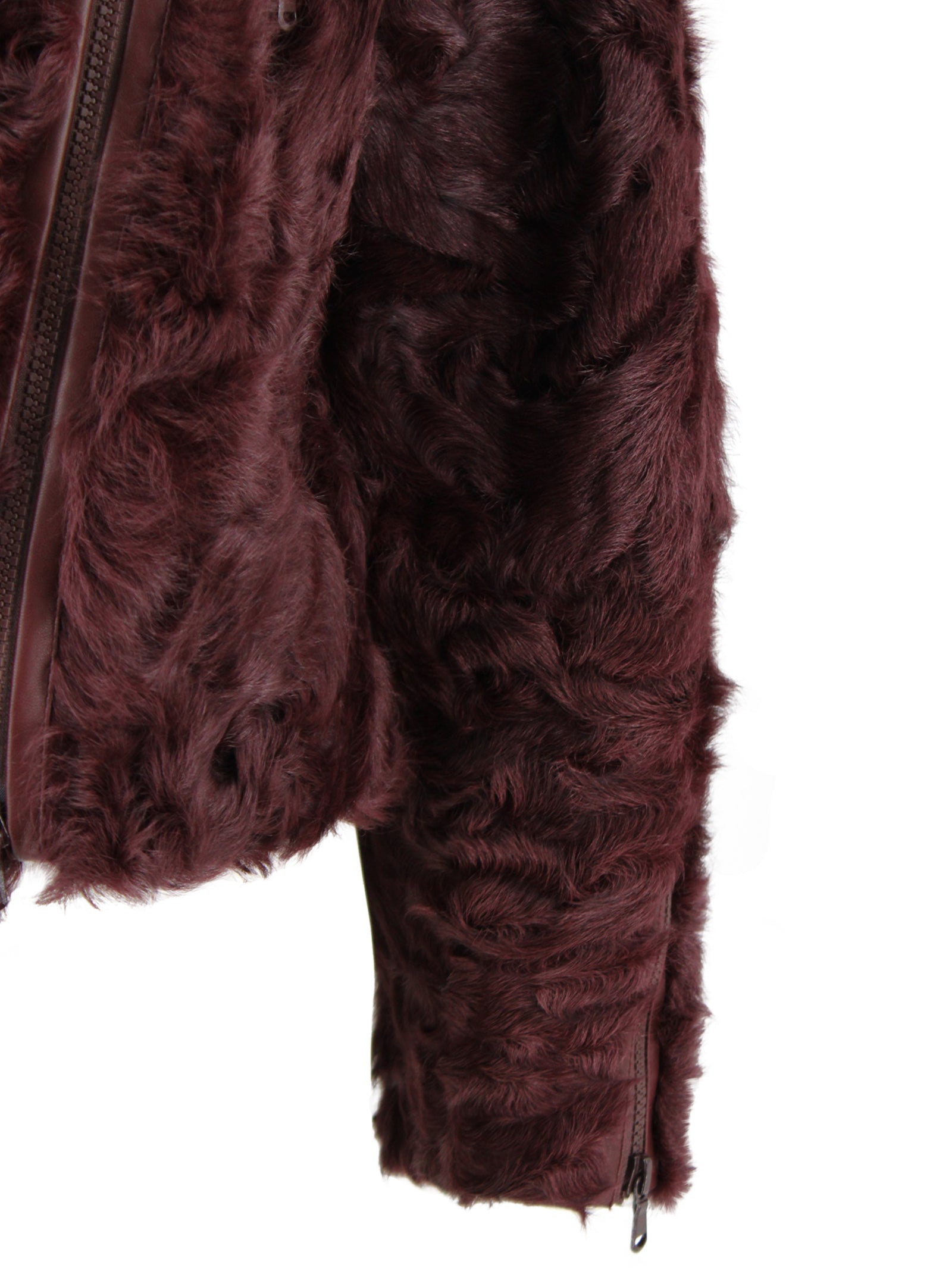 Brunello Cucinelli Jackets Rosso Pelliccia Montone