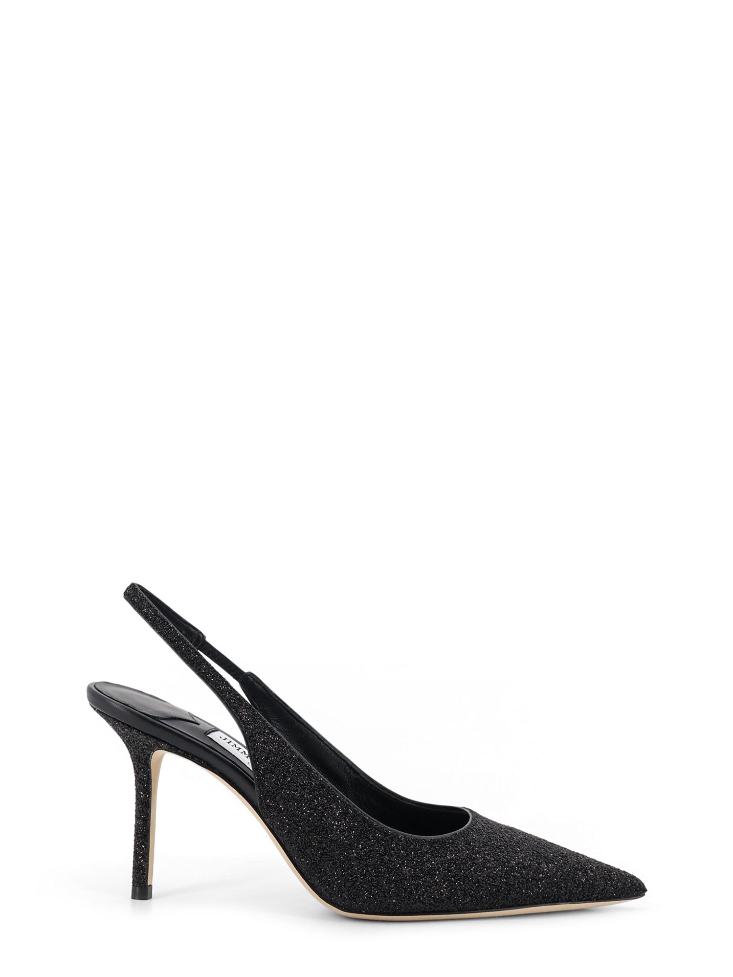 Jimmy Choo With Heel Black Pelle