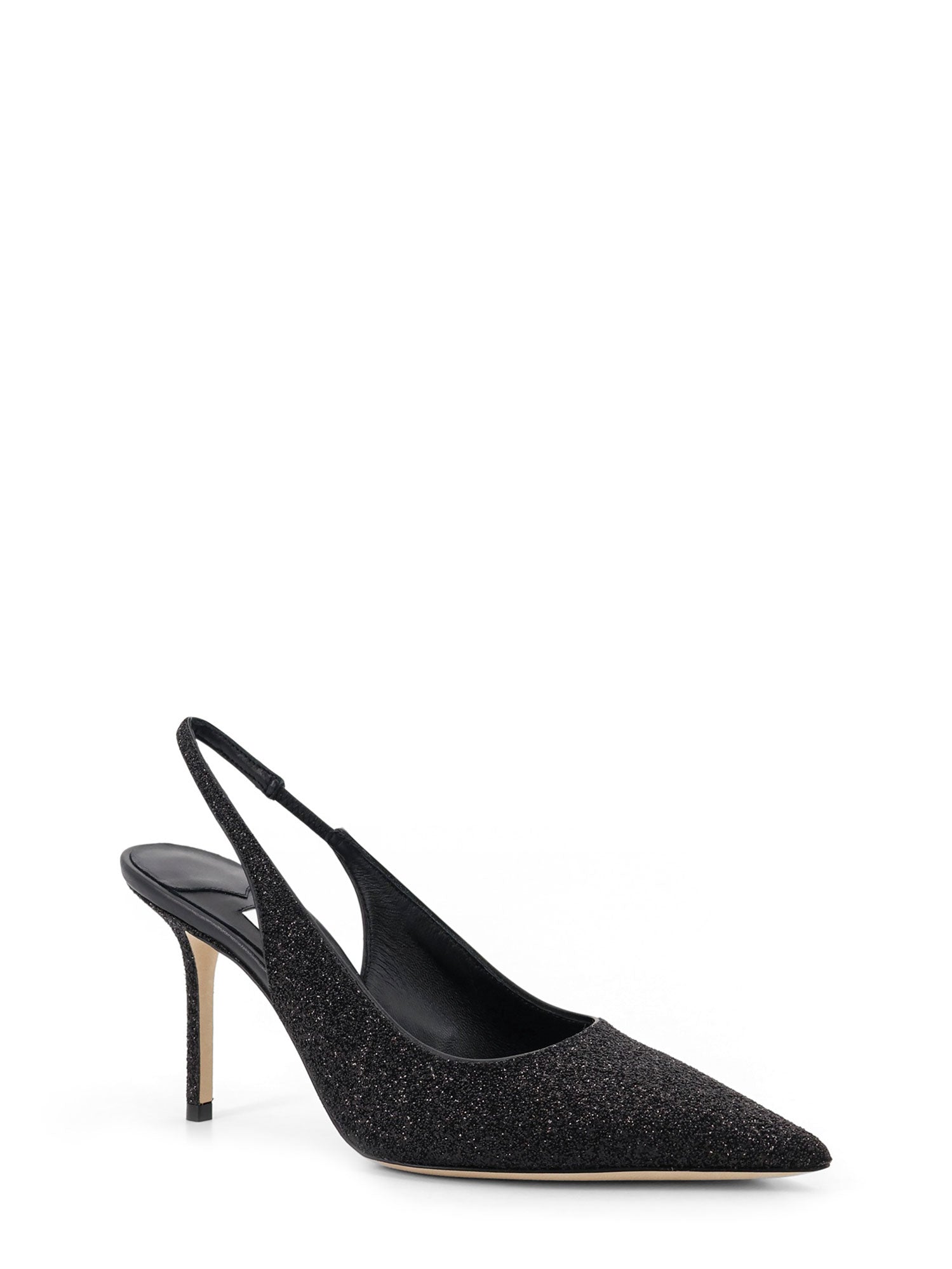 Jimmy Choo With Heel Black Pelle