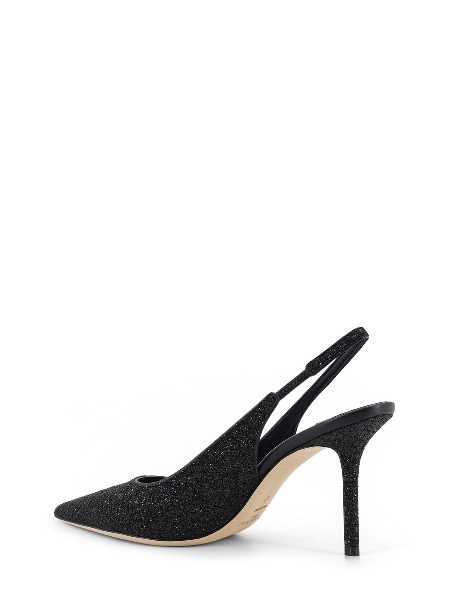 Jimmy Choo With Heel Black Pelle
