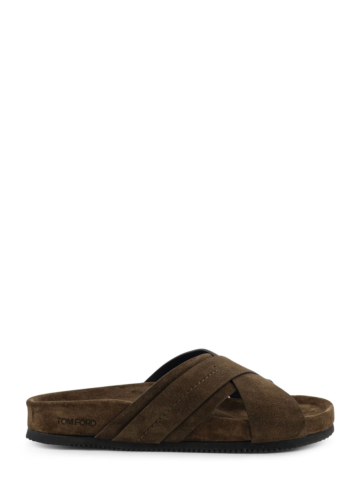 Tom Ford Sandals Khaki Suede