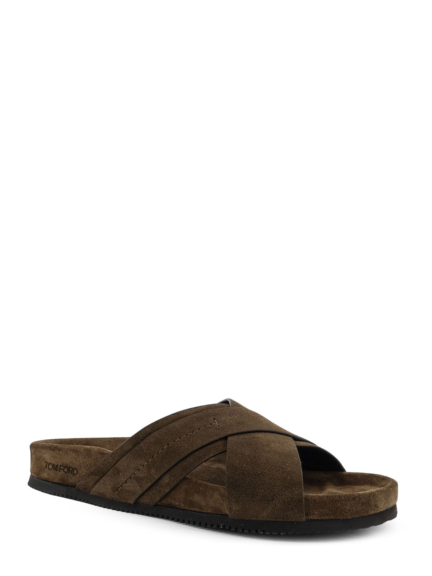 Tom Ford Sandals Khaki Suede