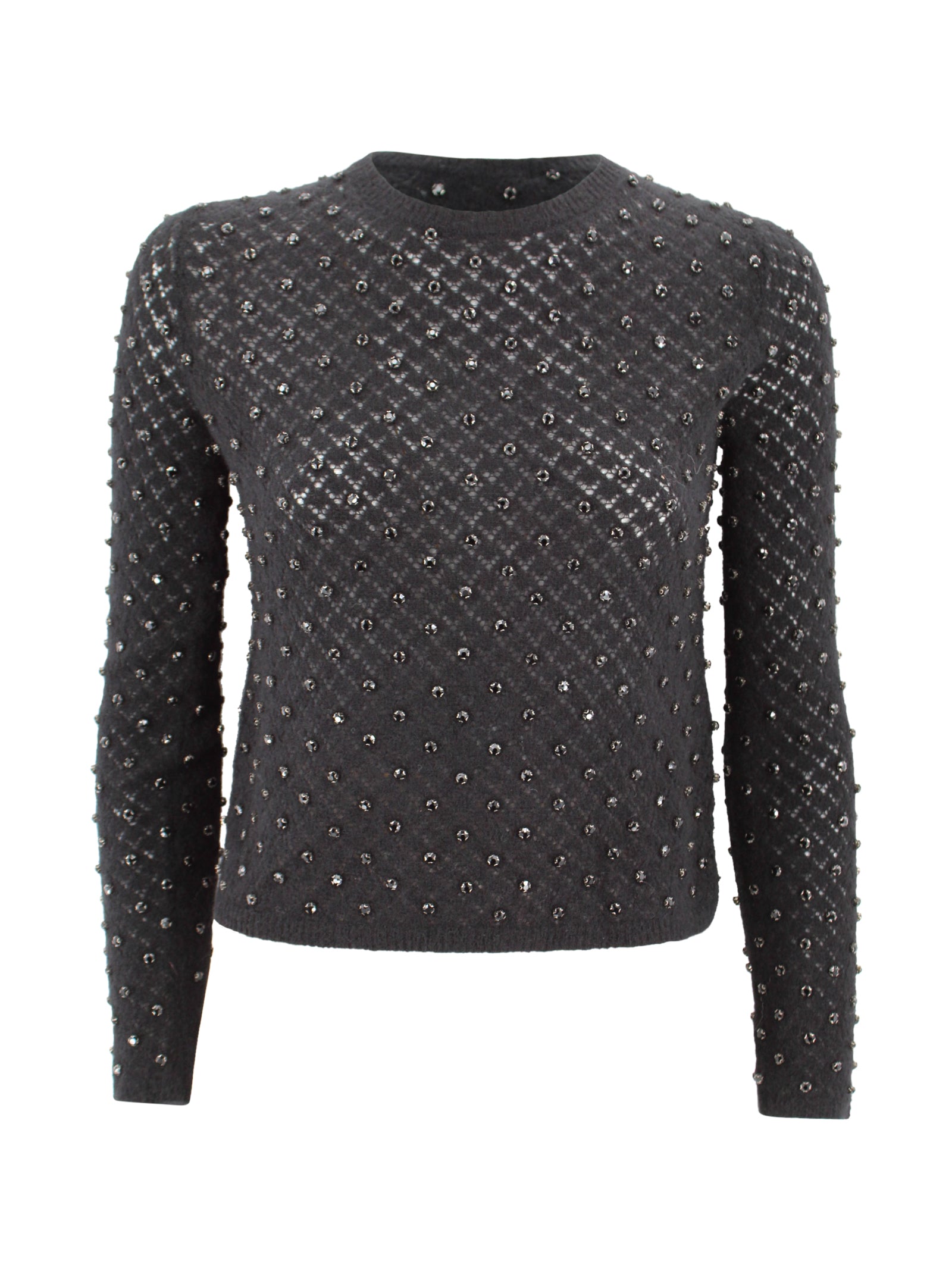 Max Mara Studio Sweaters Nero Poliammide
