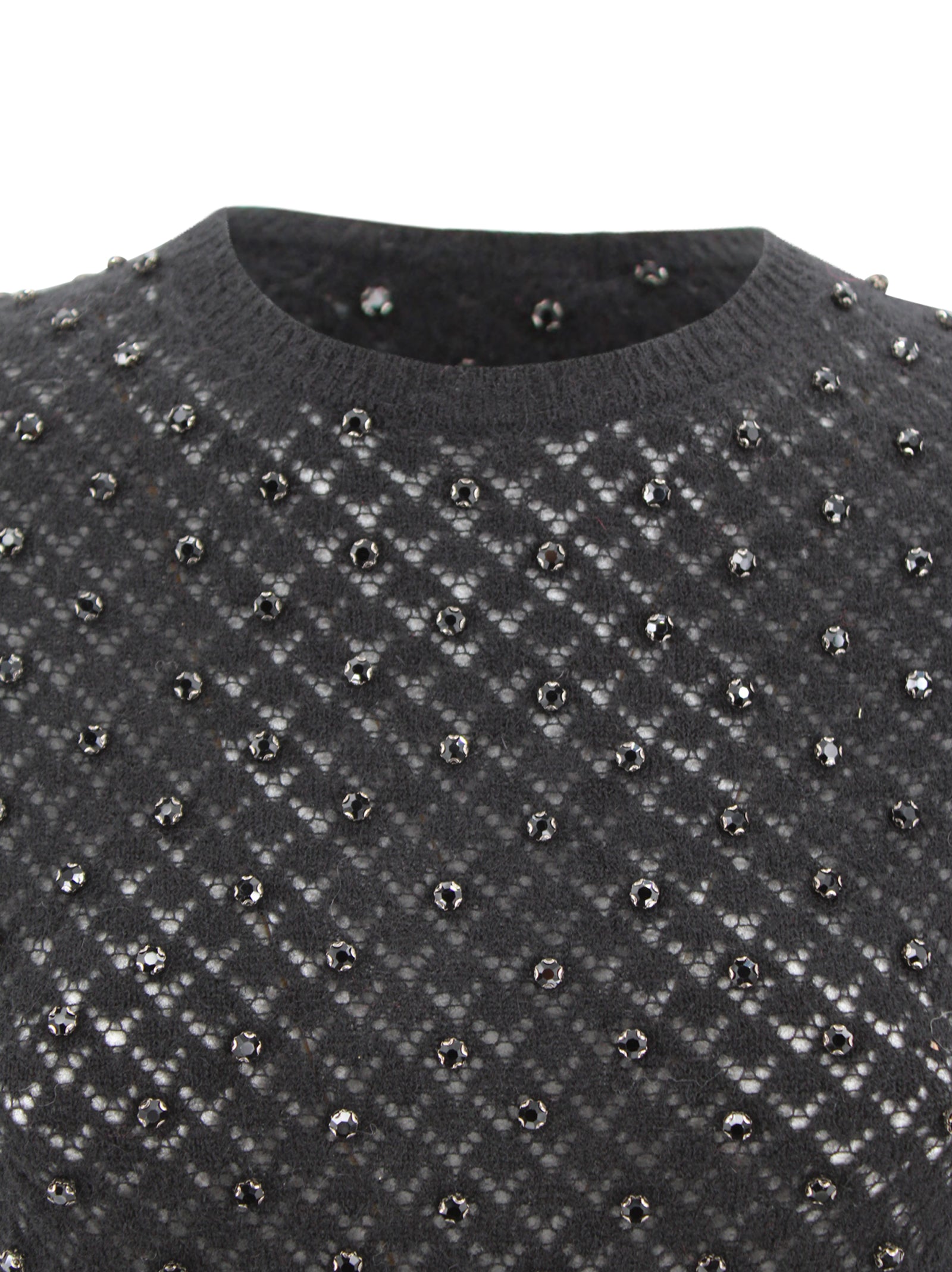 Max Mara Studio Sweaters Nero Poliammide