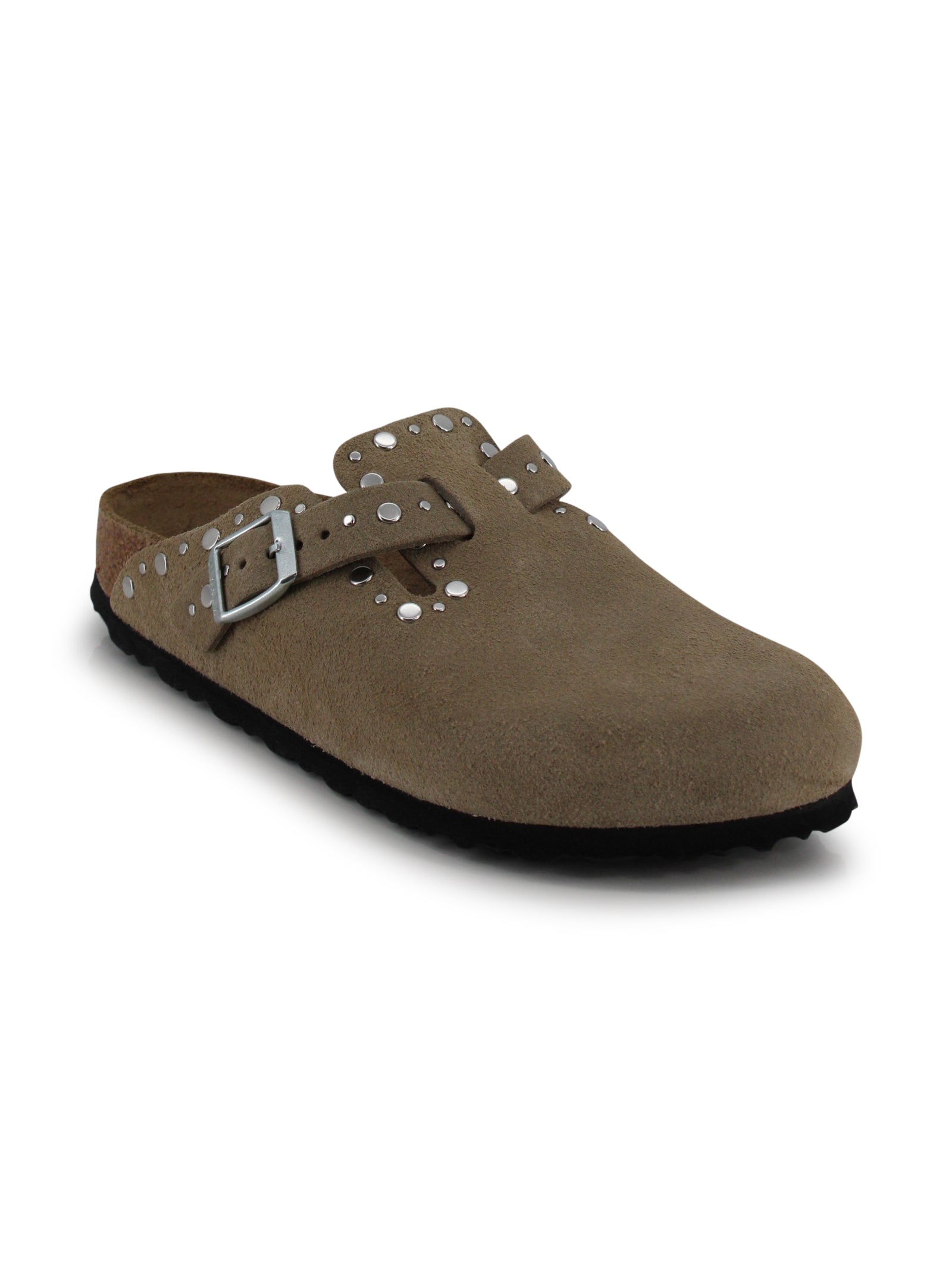 Birkenstock Flat Shoes Taupe Suede