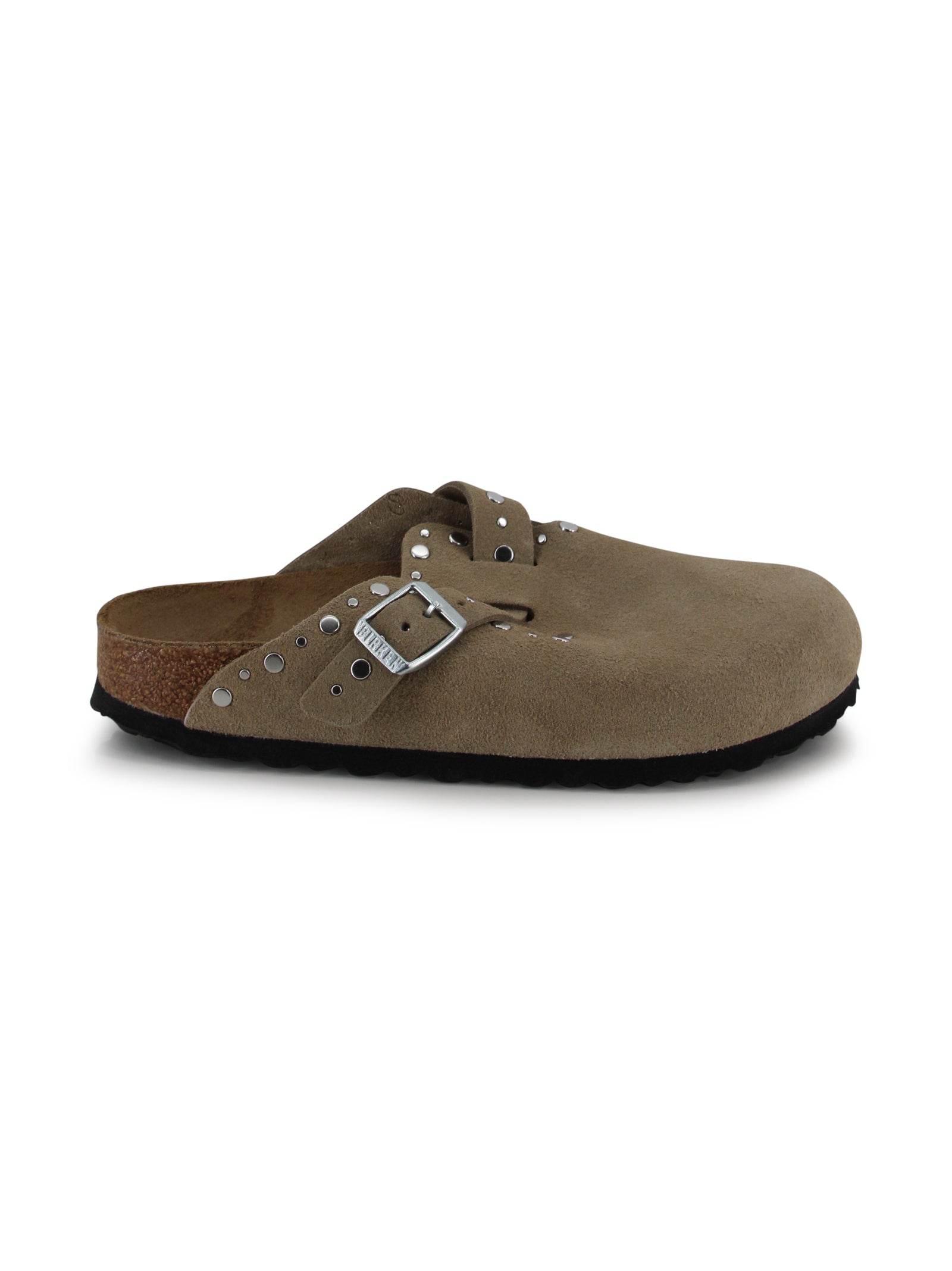 Birkenstock Flat Shoes Taupe Suede