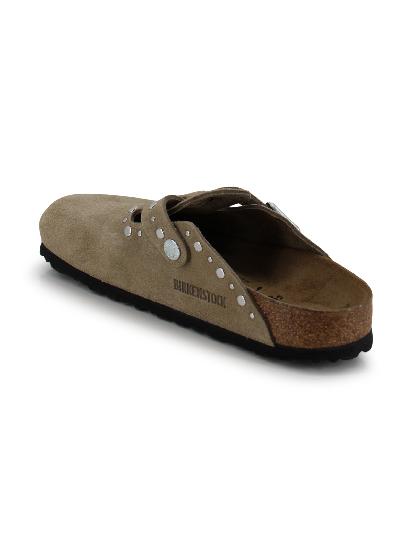 Birkenstock Flat Shoes Taupe Suede