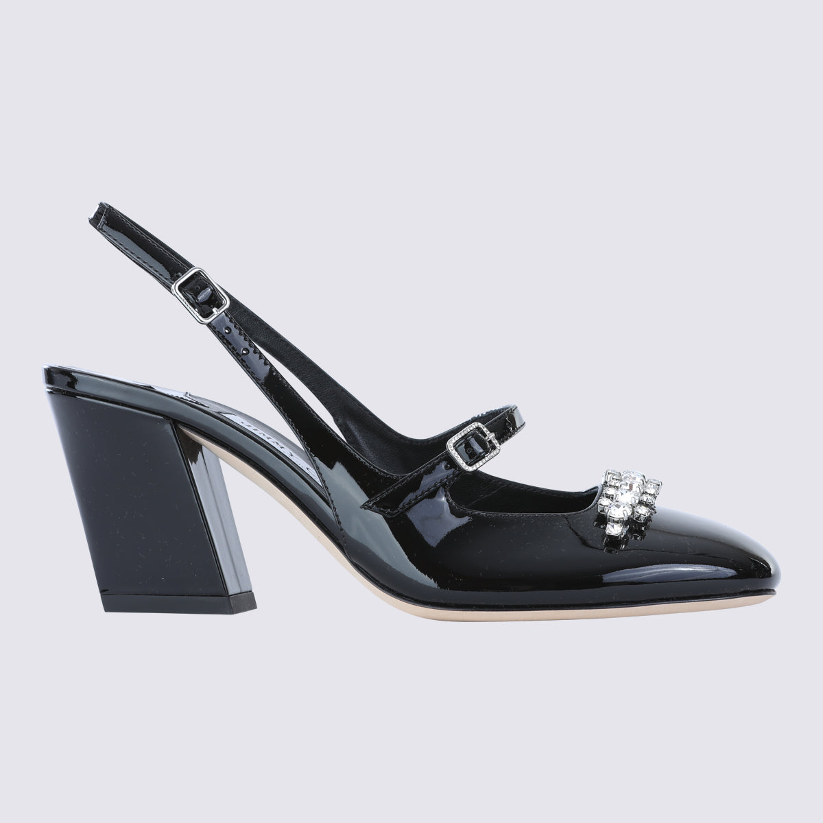 Jimmy Choo With Heel Black _cover Le Sole