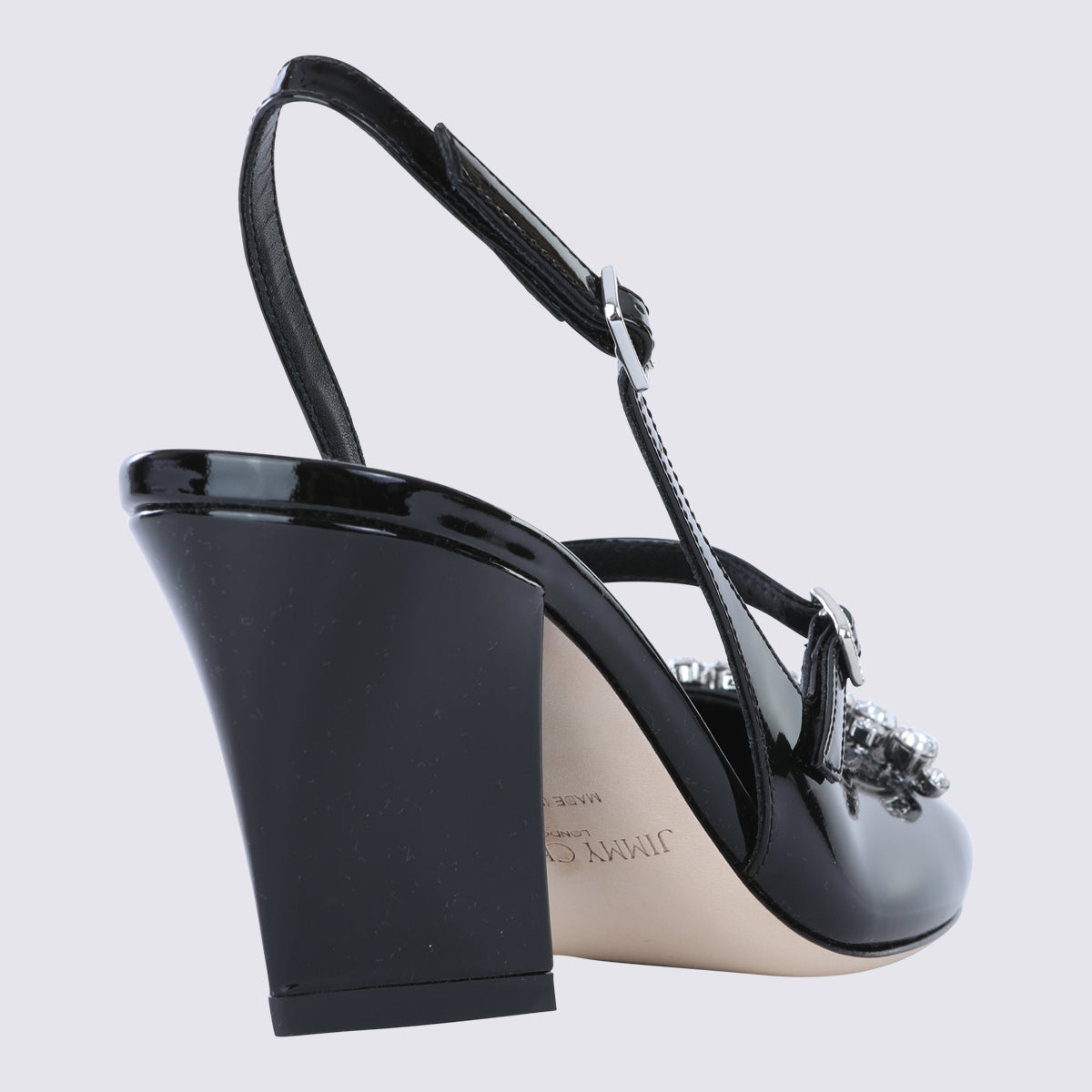 Jimmy Choo With Heel Black _cover Le Sole