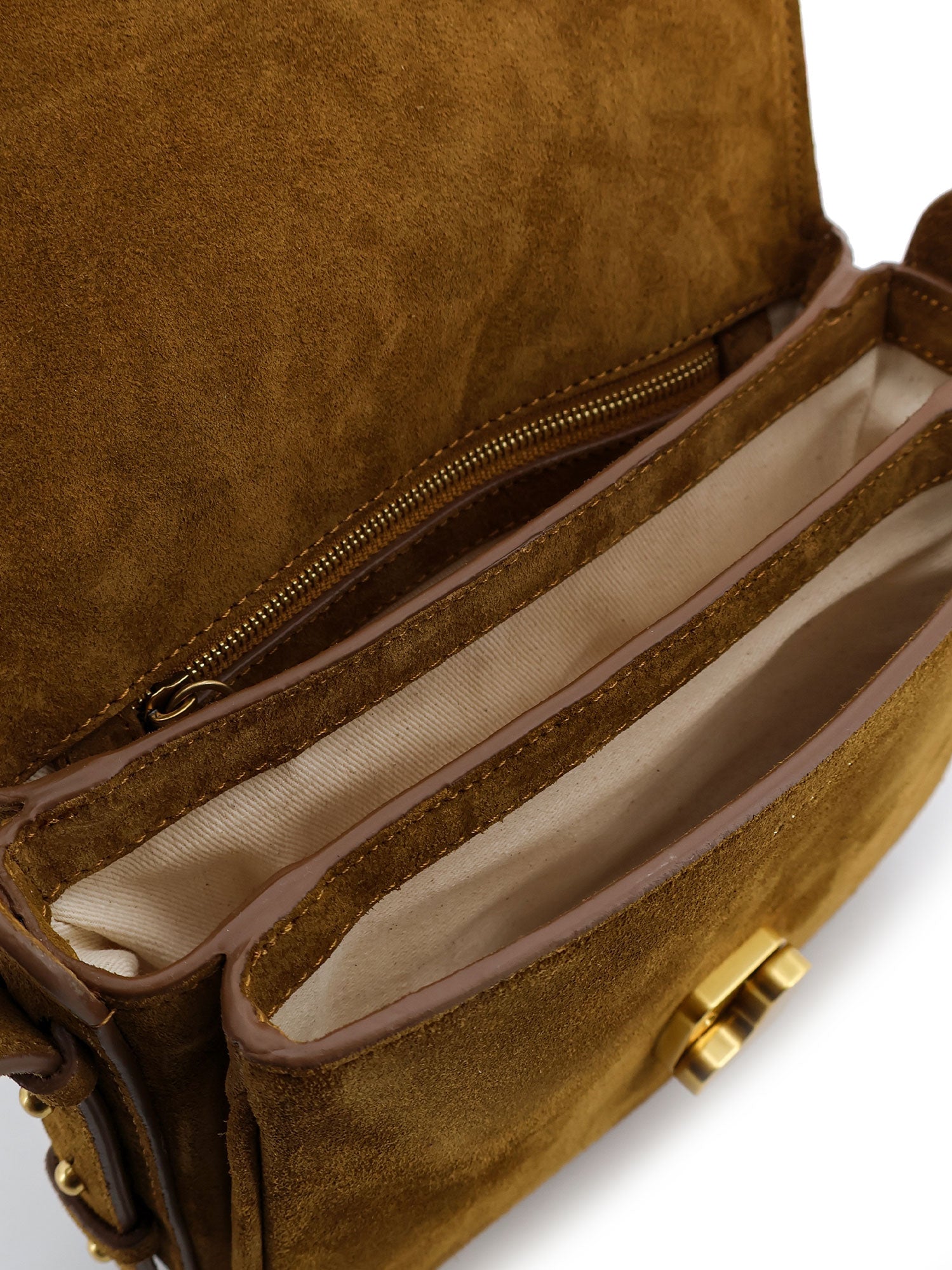 SOEUR Bags Brown Suede