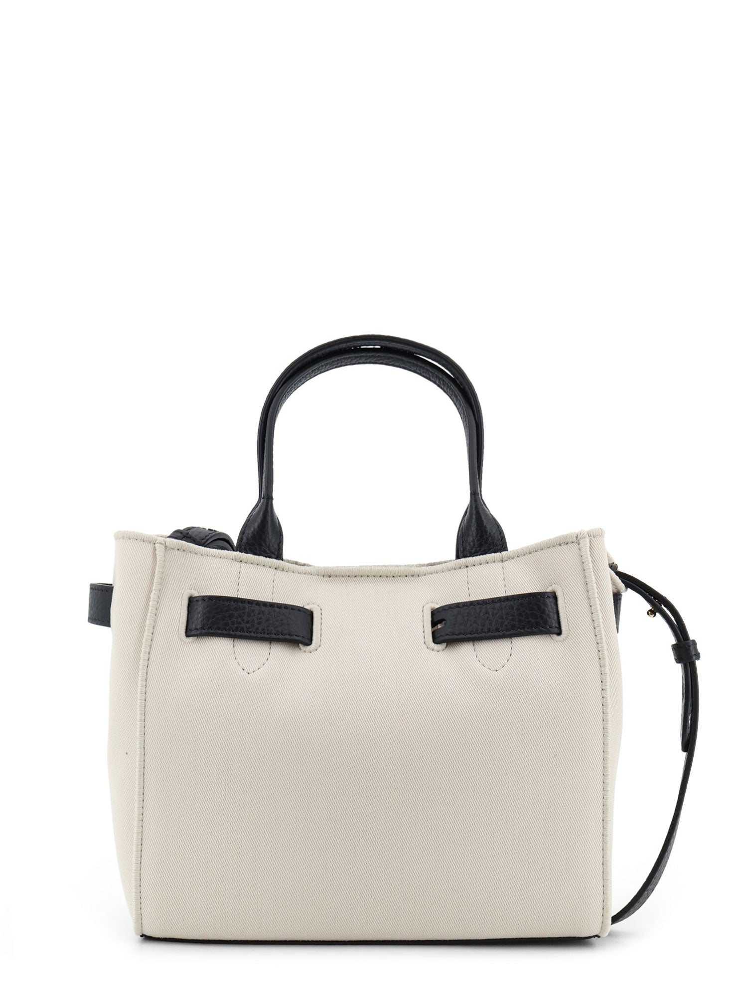 Tom Ford Bags Ecrublack Canvas/pelle