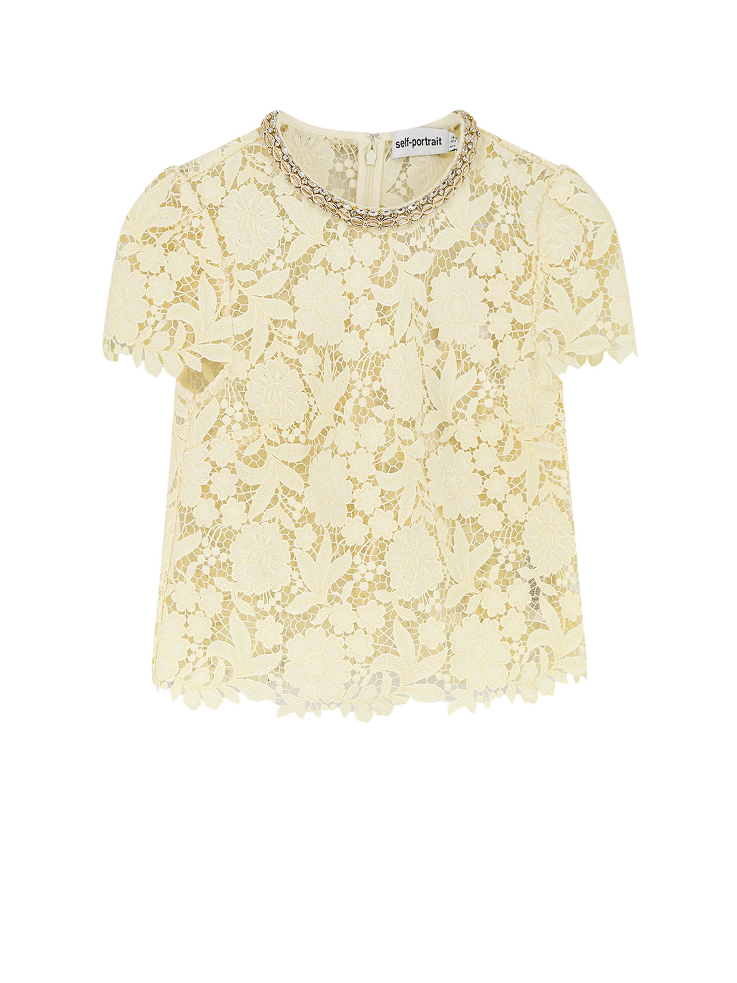 SELF PORTRAIT T-shirts and Polos Yellow Poliestere
