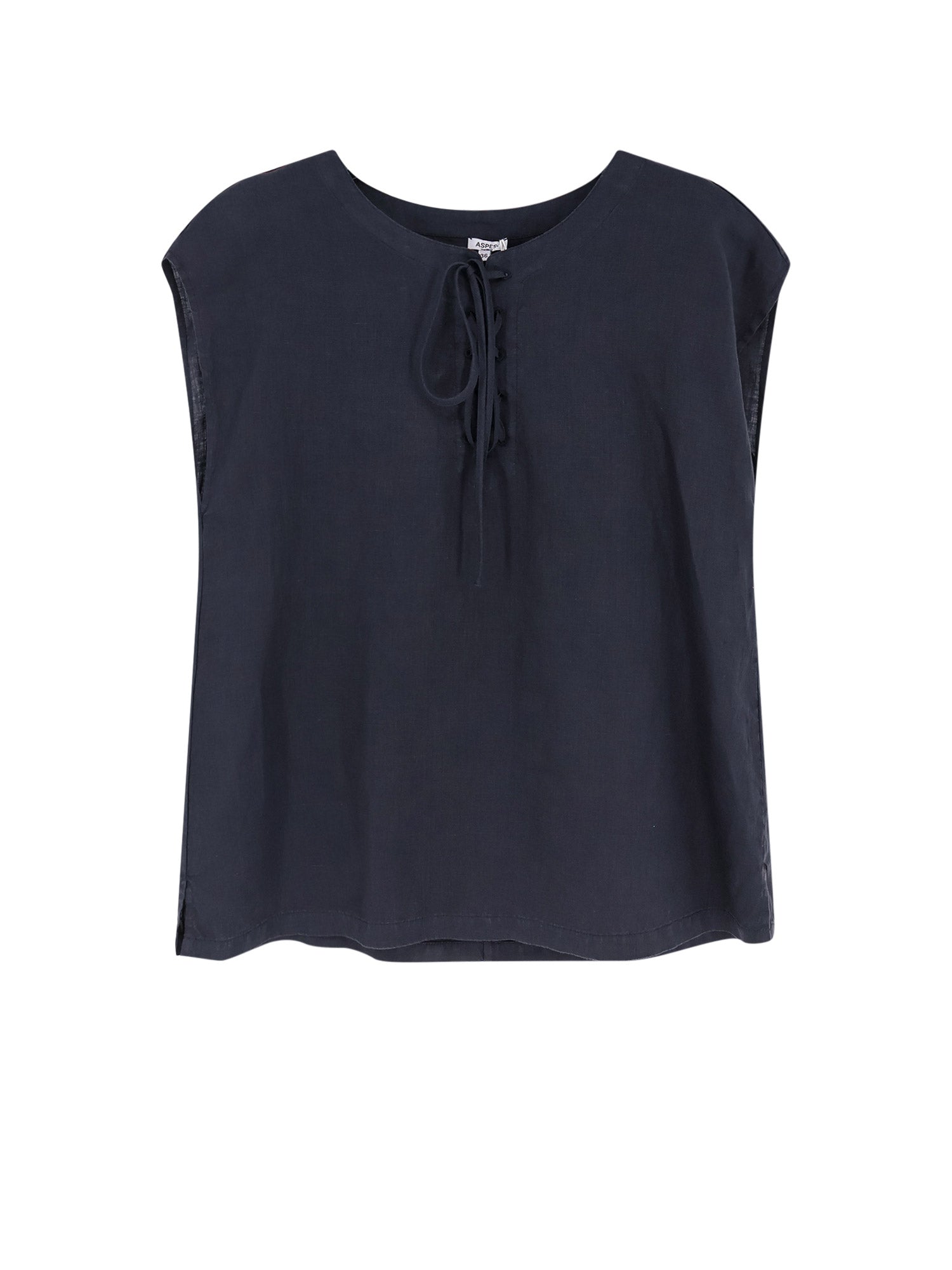 Aspesi Shirts Blue Lino