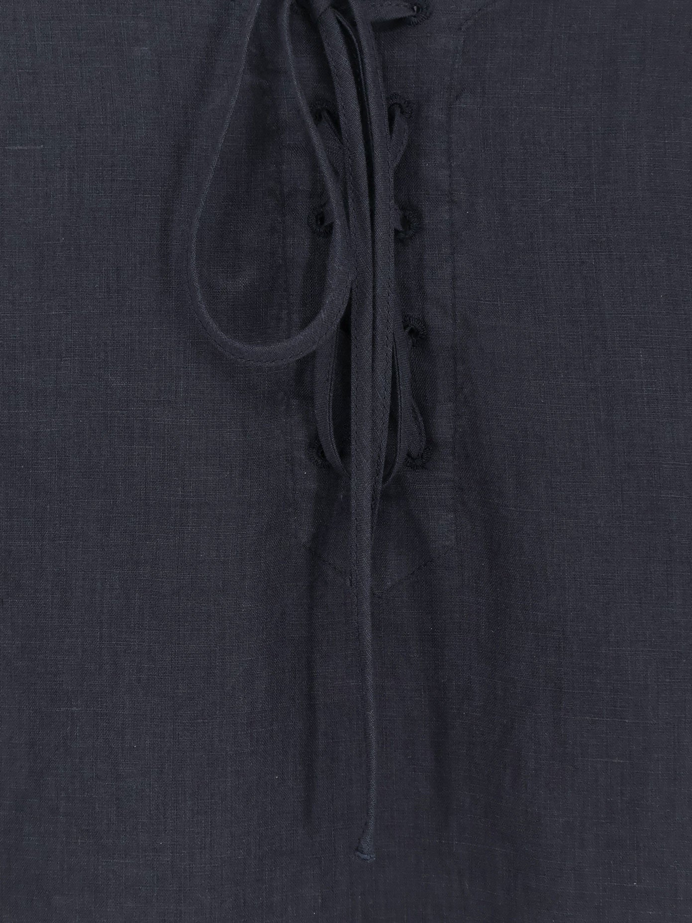 Aspesi Shirts Blue Lino