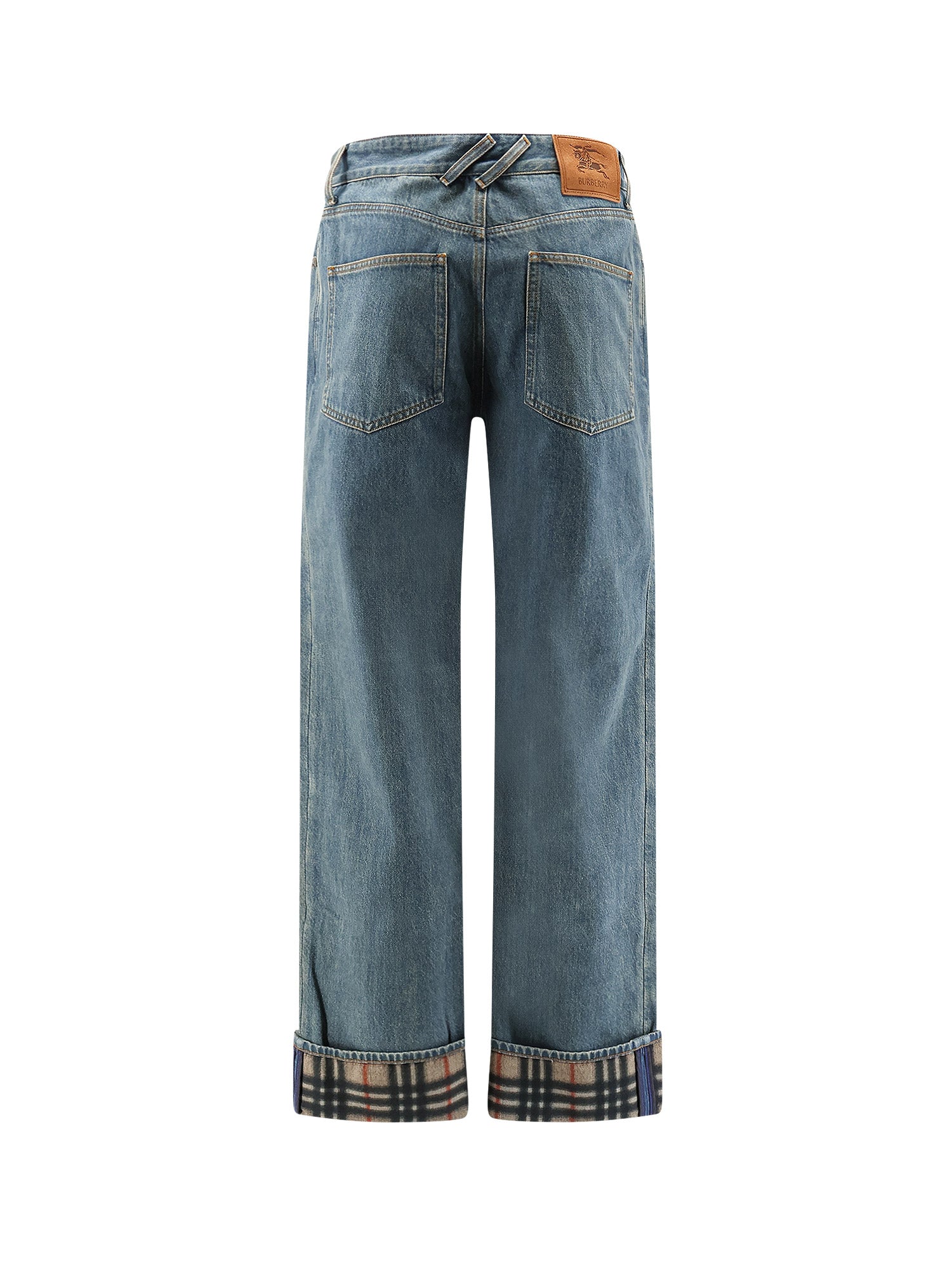 Burberry Jeans Mid Blue Cotone