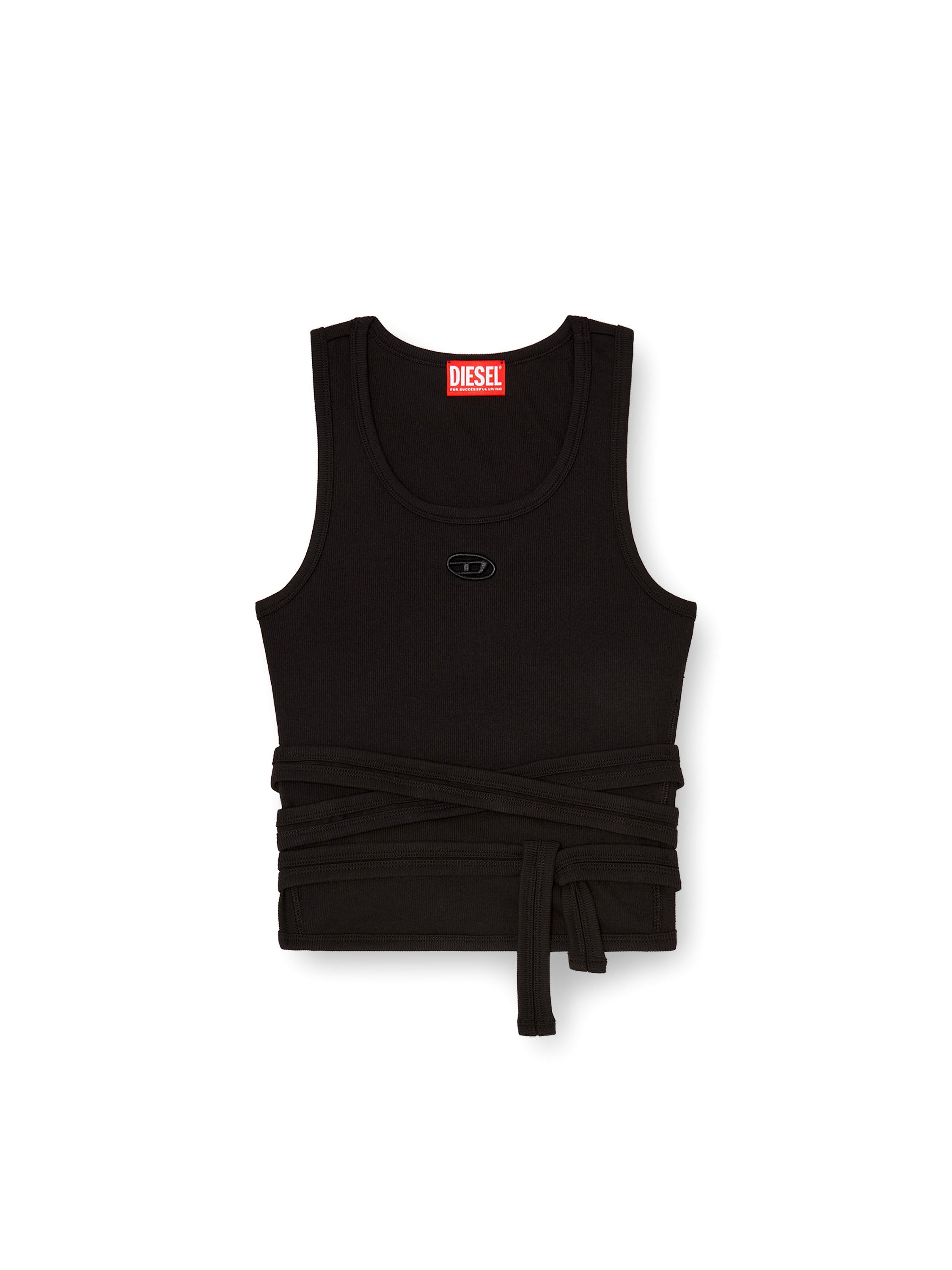 Diesel T-shirts and Polos Black Cotone