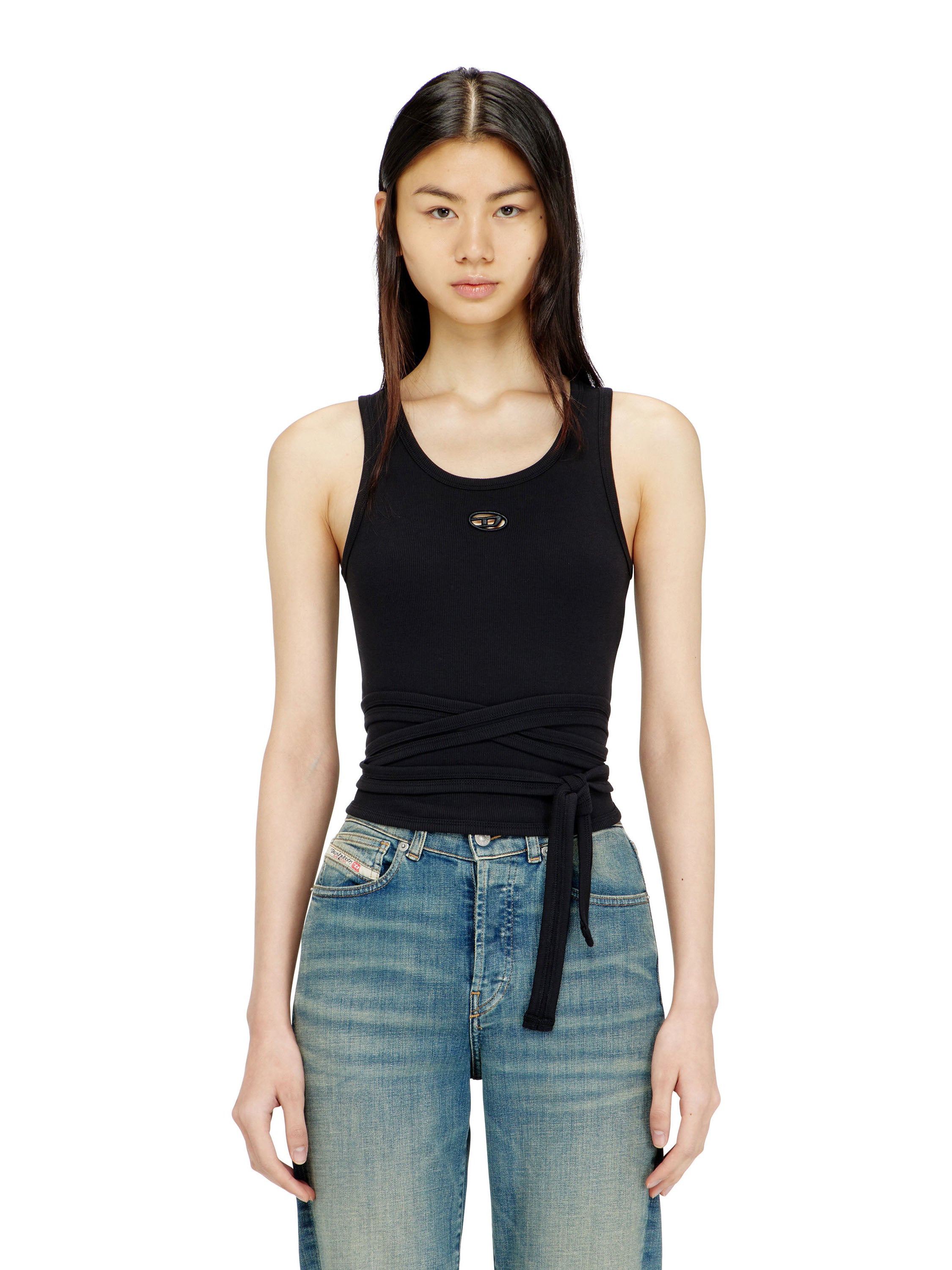 Diesel T-shirts and Polos Black Cotone