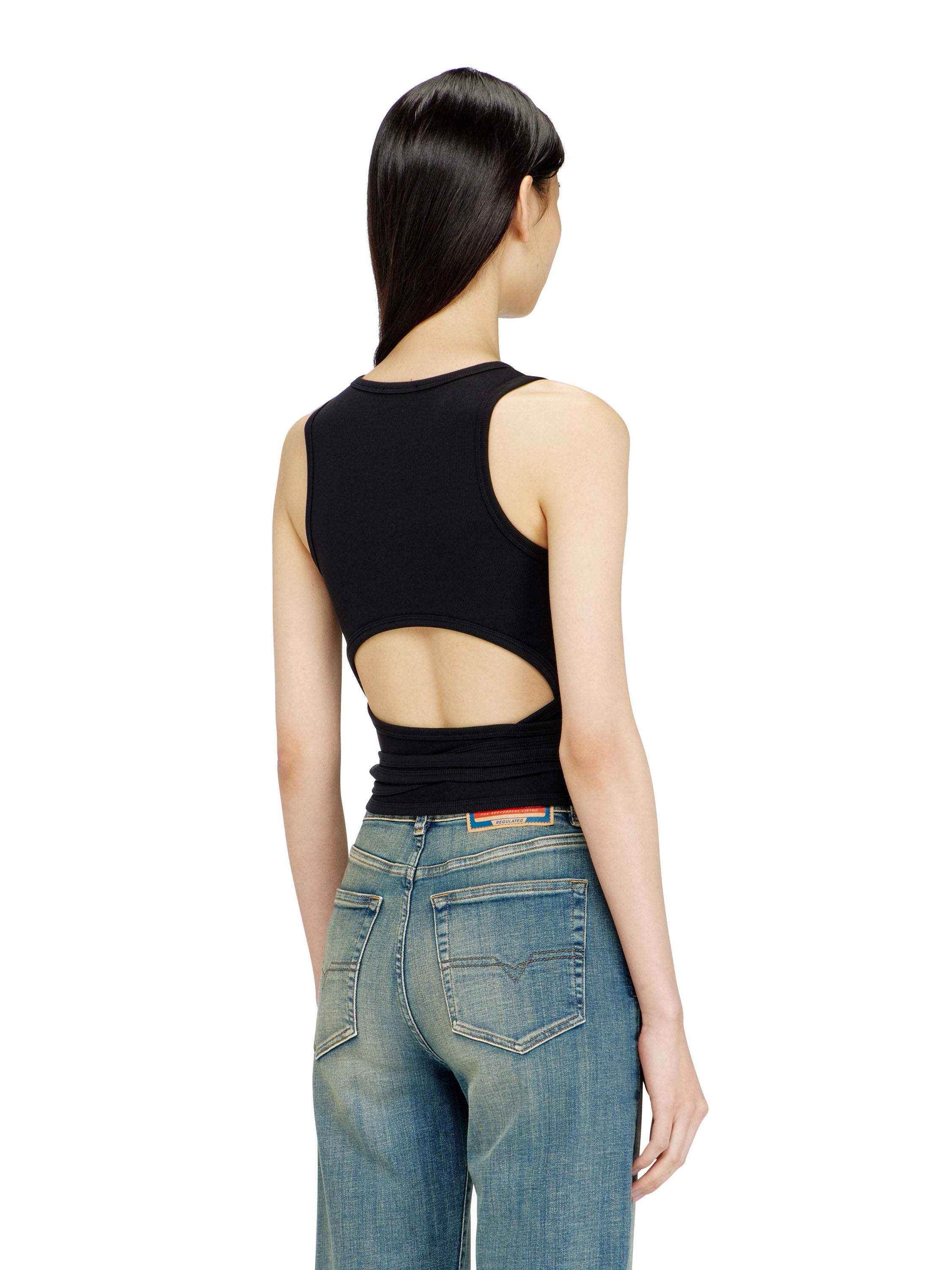 Diesel T-shirts and Polos Black Cotone