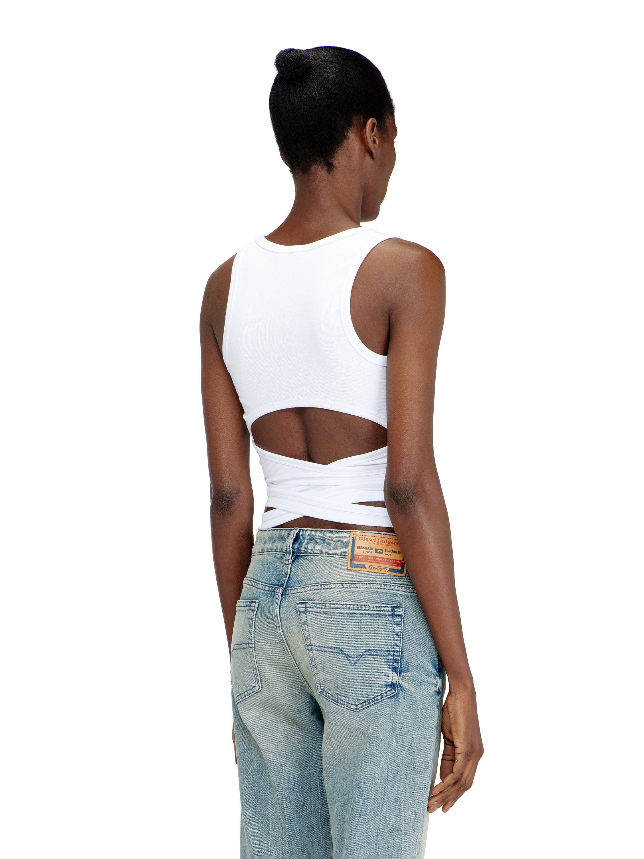Diesel T-shirts and Polos White Cotone