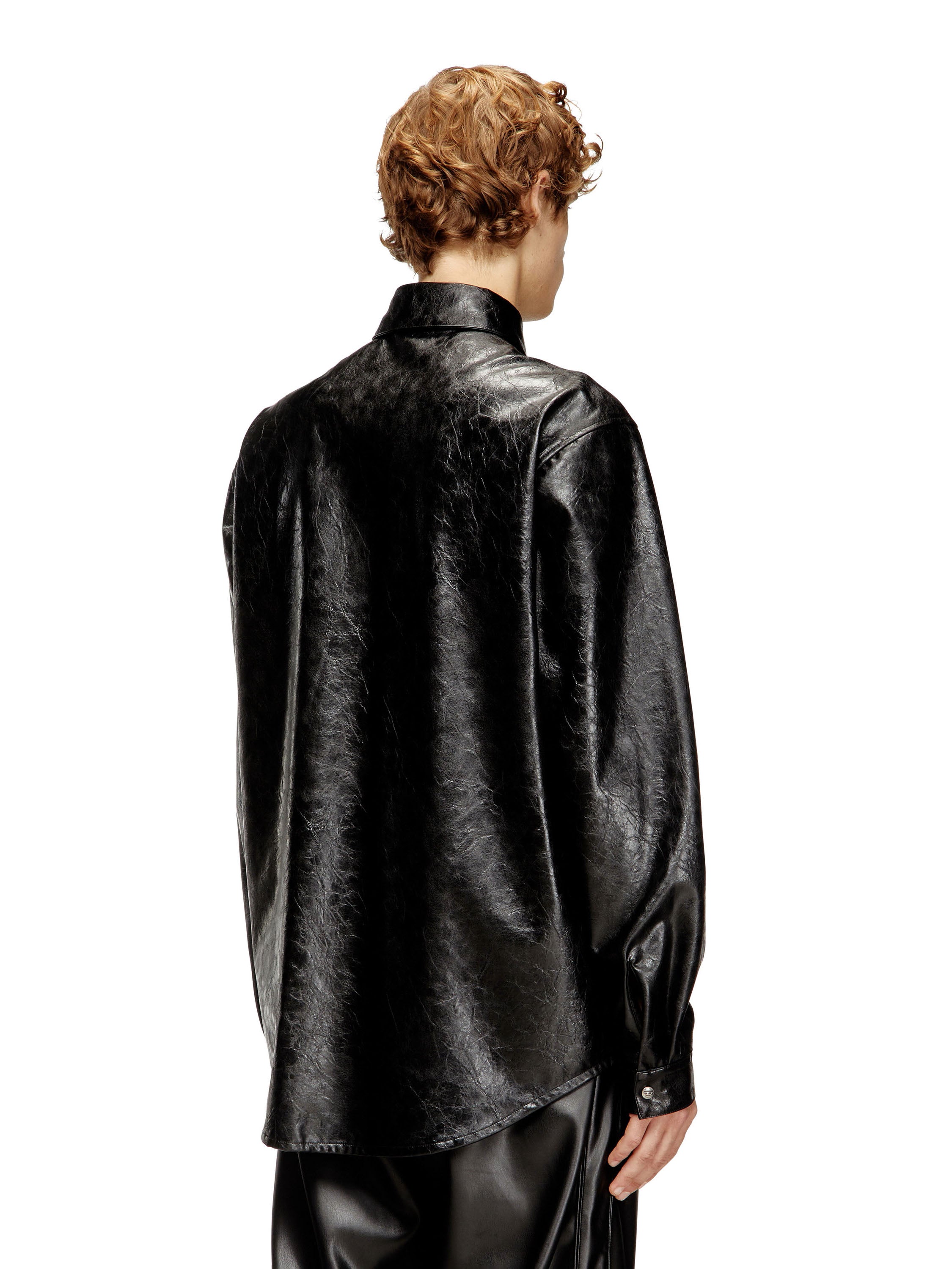 Diesel Shirts Black Viscosa