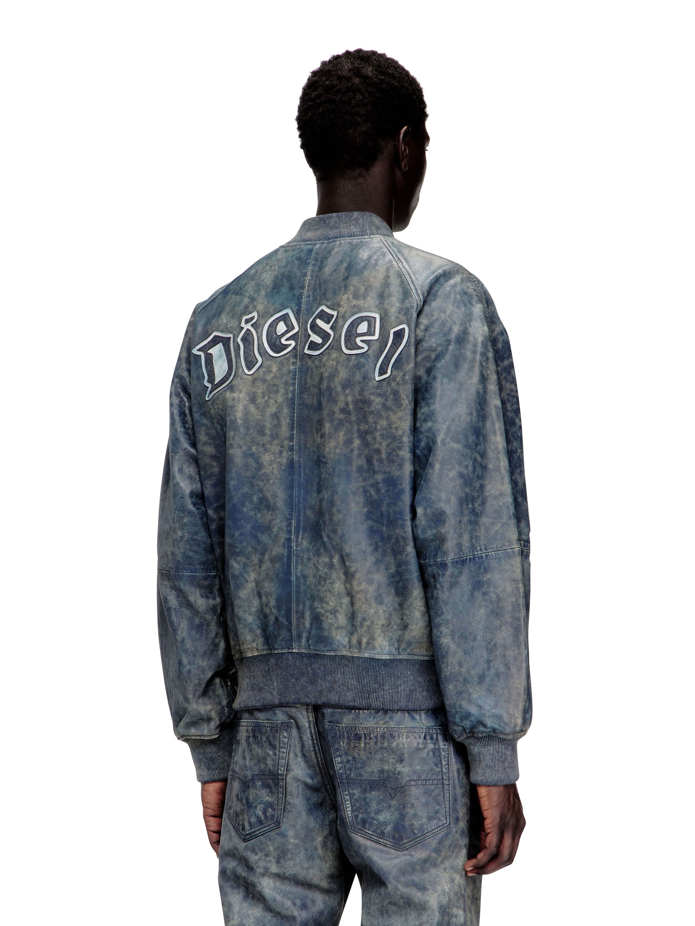Diesel Jackets Grey Pelle
