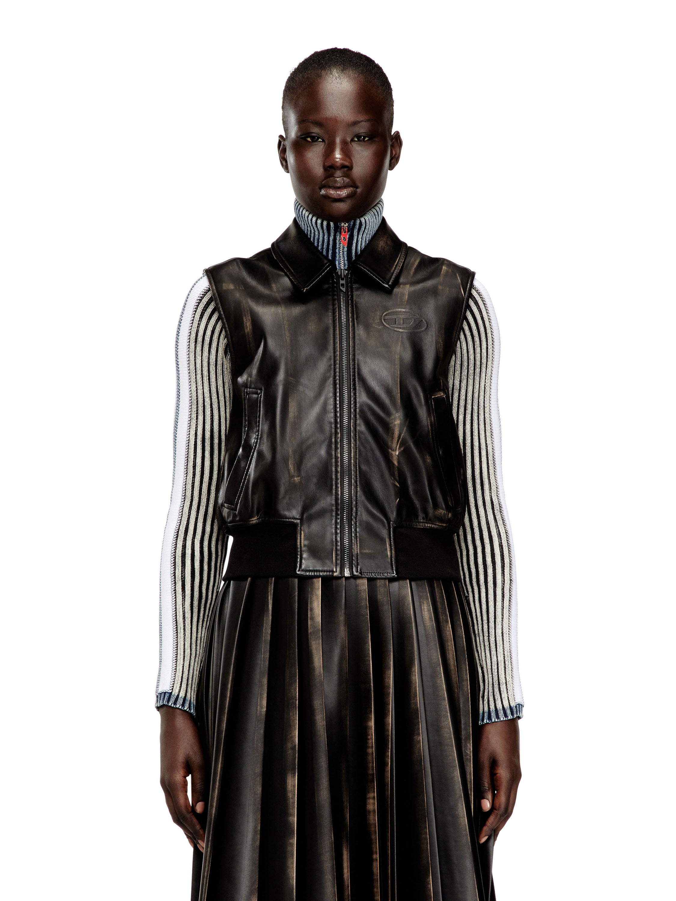 Diesel Jackets Black Poliestere