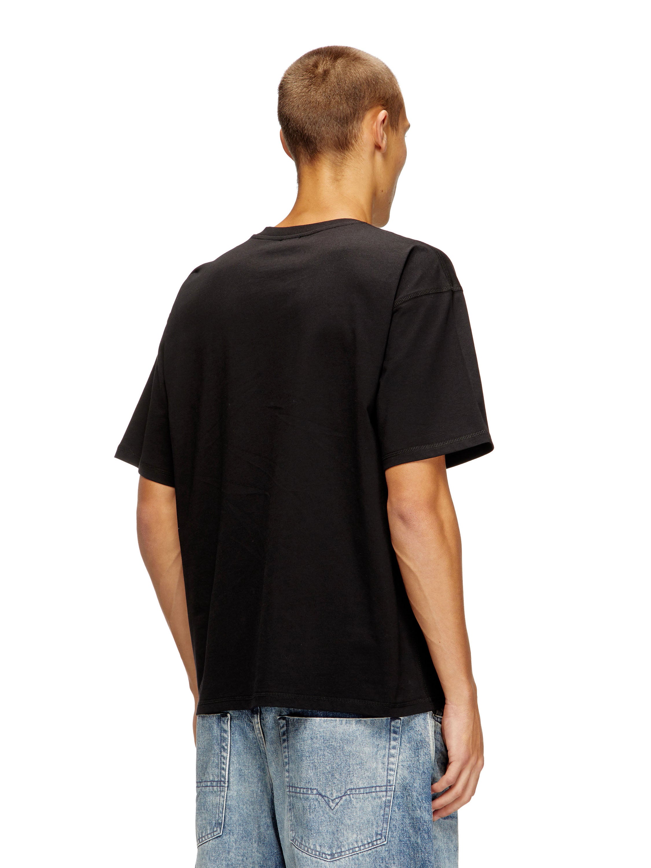 Diesel T-shirts and Polos Black Cotone