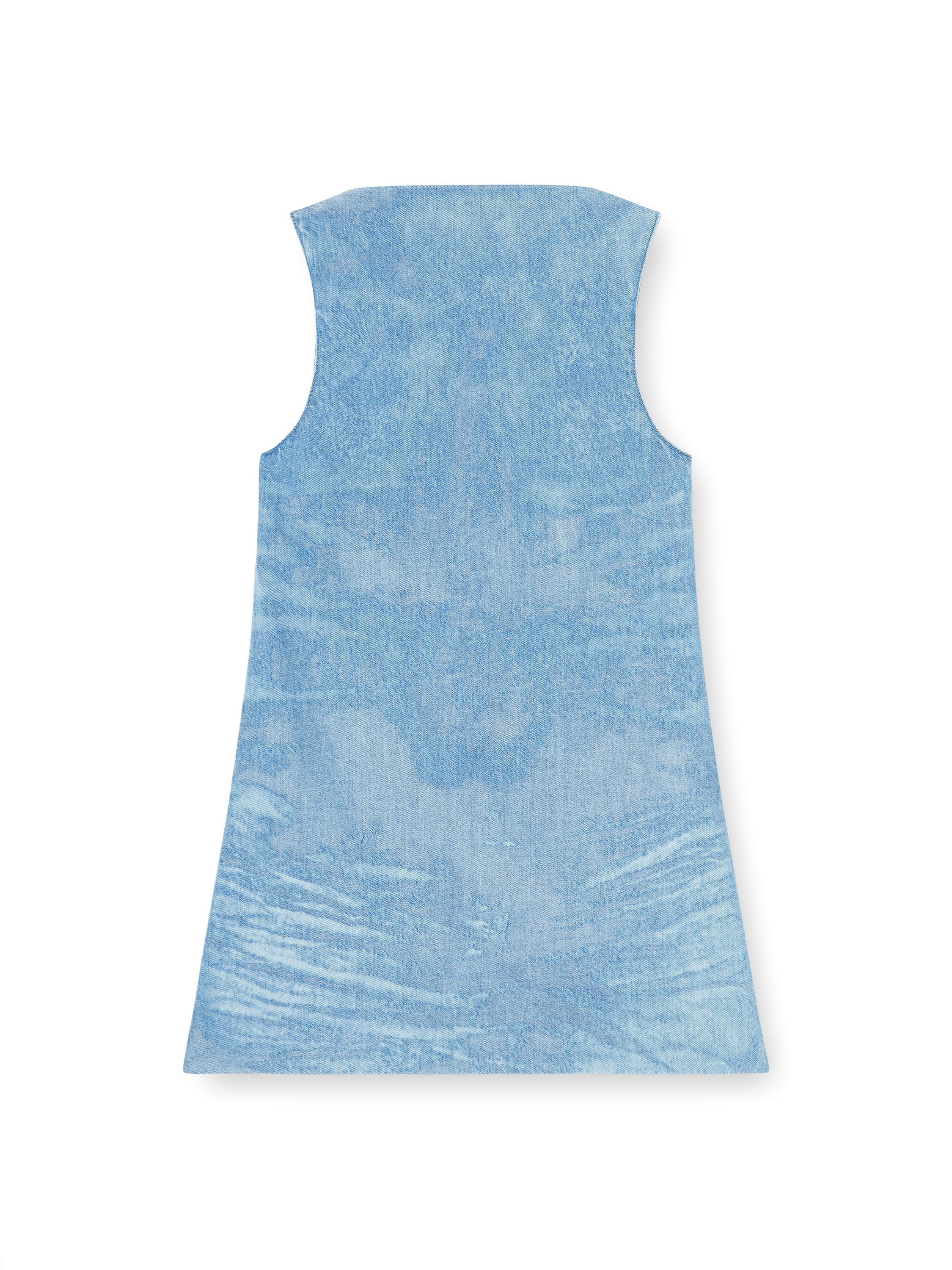 Diesel Dresses Blue Denim Cotone Poliestere
