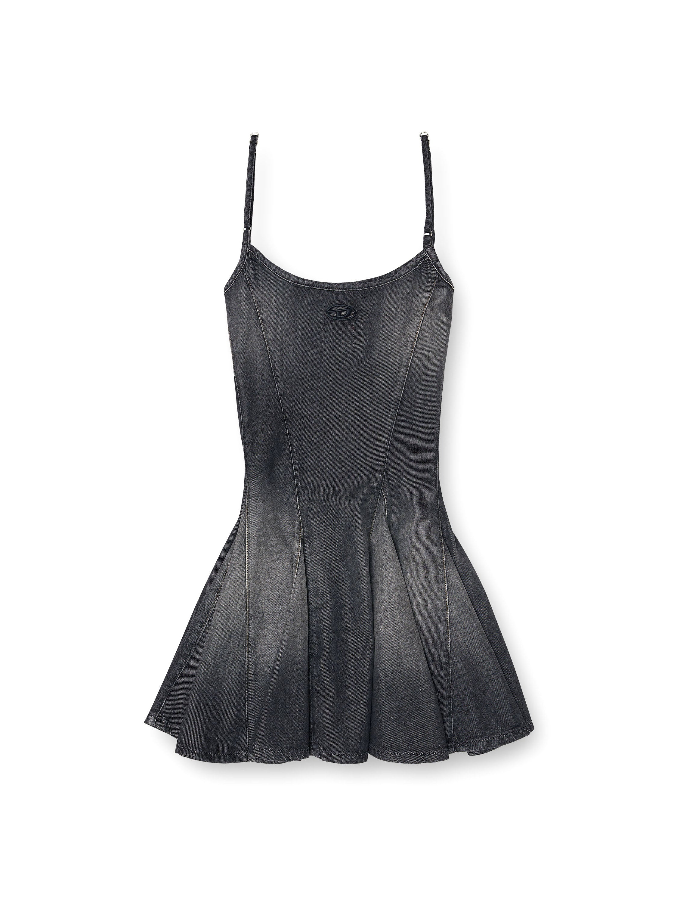 Diesel Dresses Black Cotone Lyocell Modal