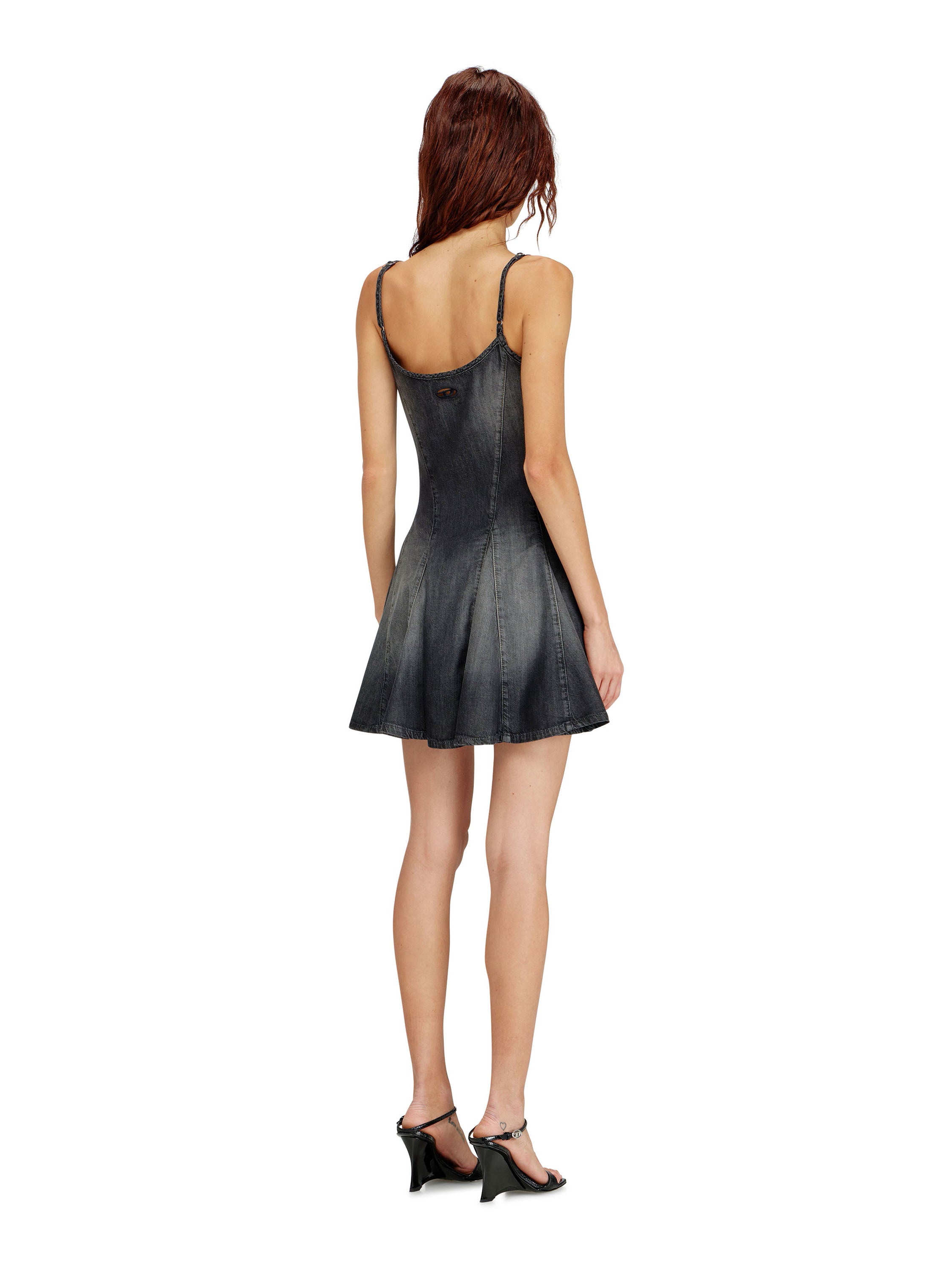 Diesel Dresses Black Cotone Lyocell Modal