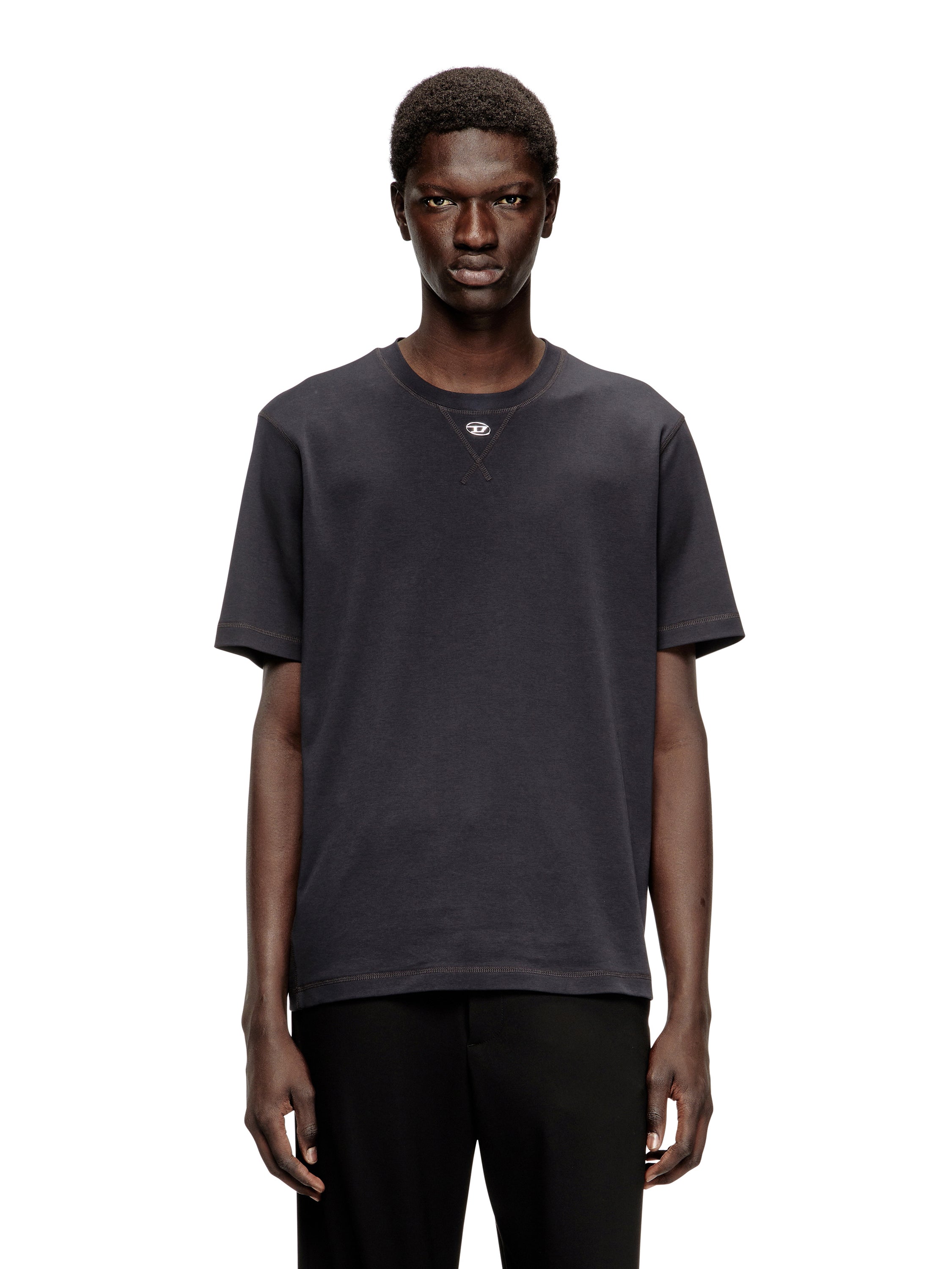 Diesel T-shirts and Polos Black Cotone