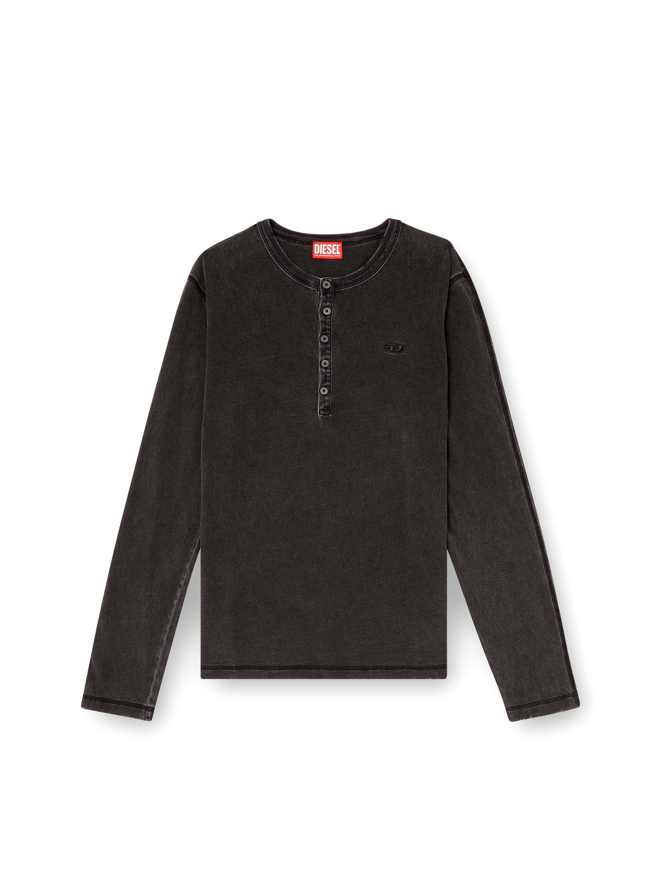 Diesel T-shirts and Polos Grey Cotone