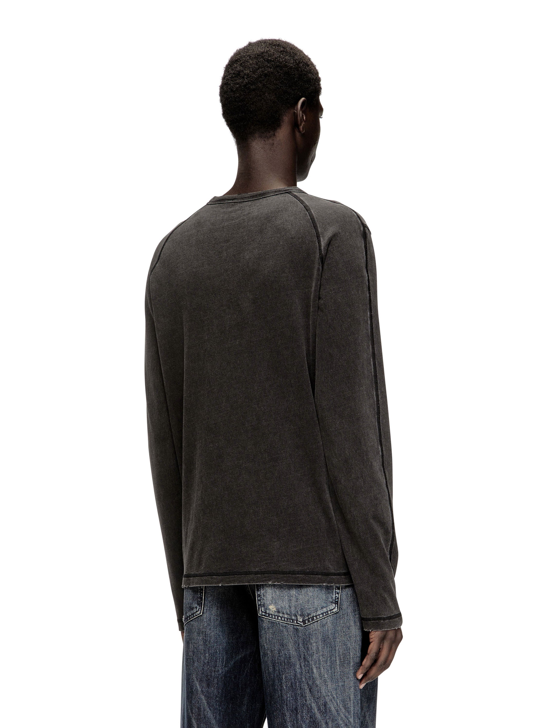 Diesel T-shirts and Polos Grey Cotone