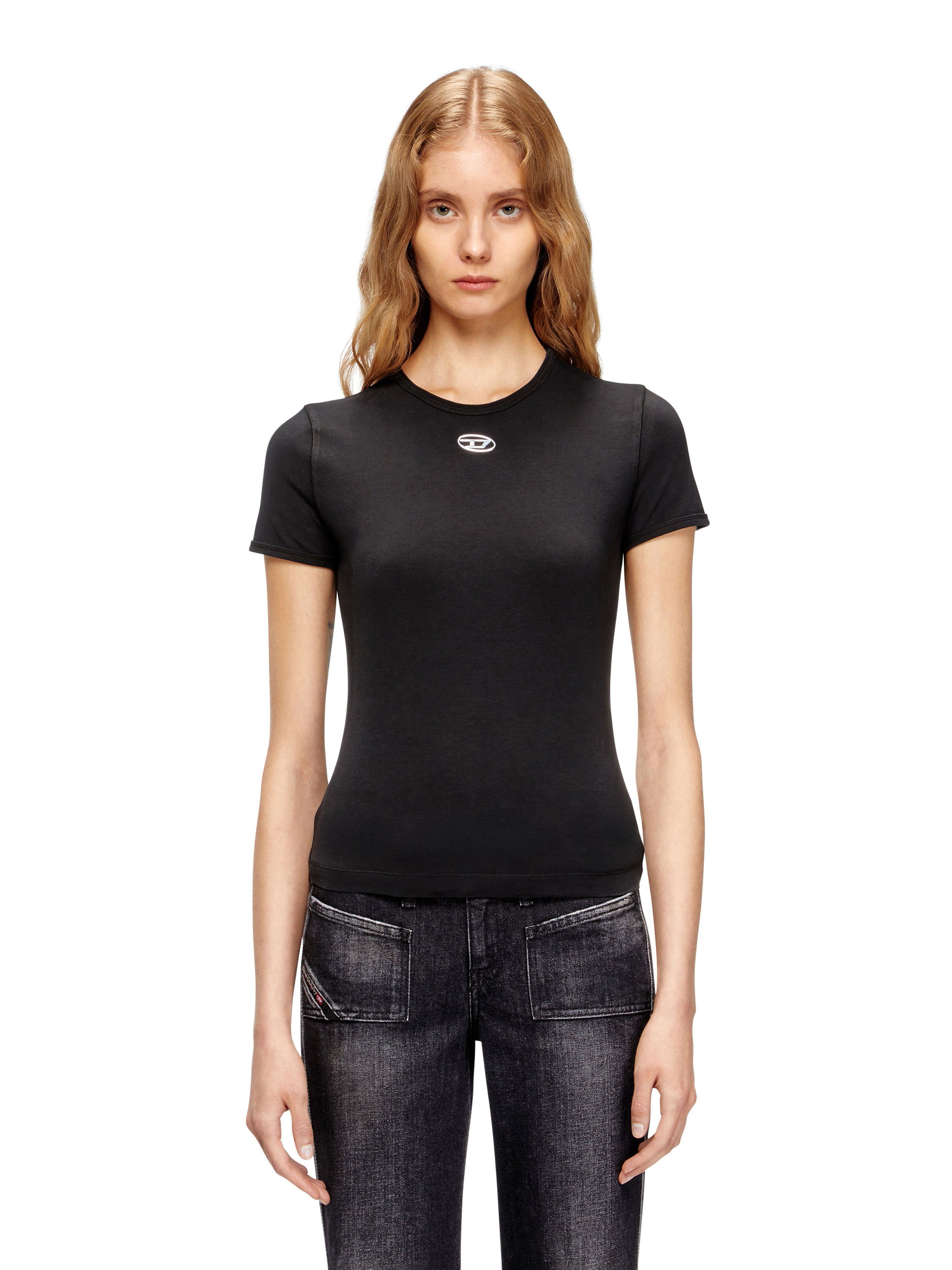 Diesel T-shirts and Polos Black Cotone