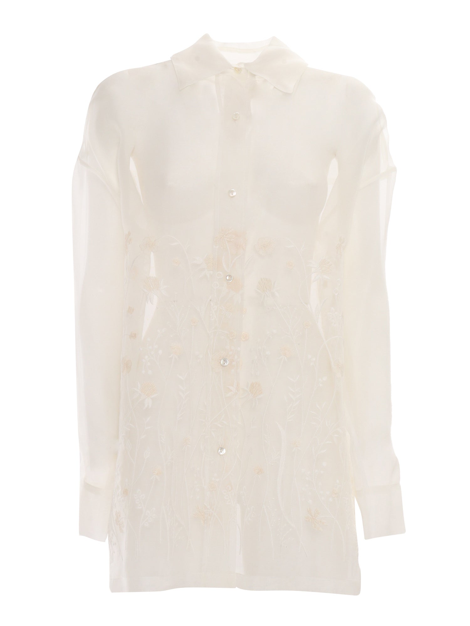 SHIRT White Silk