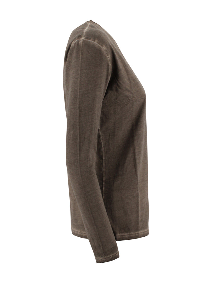 ANONYM T-shirts and Polos Brown Cotone