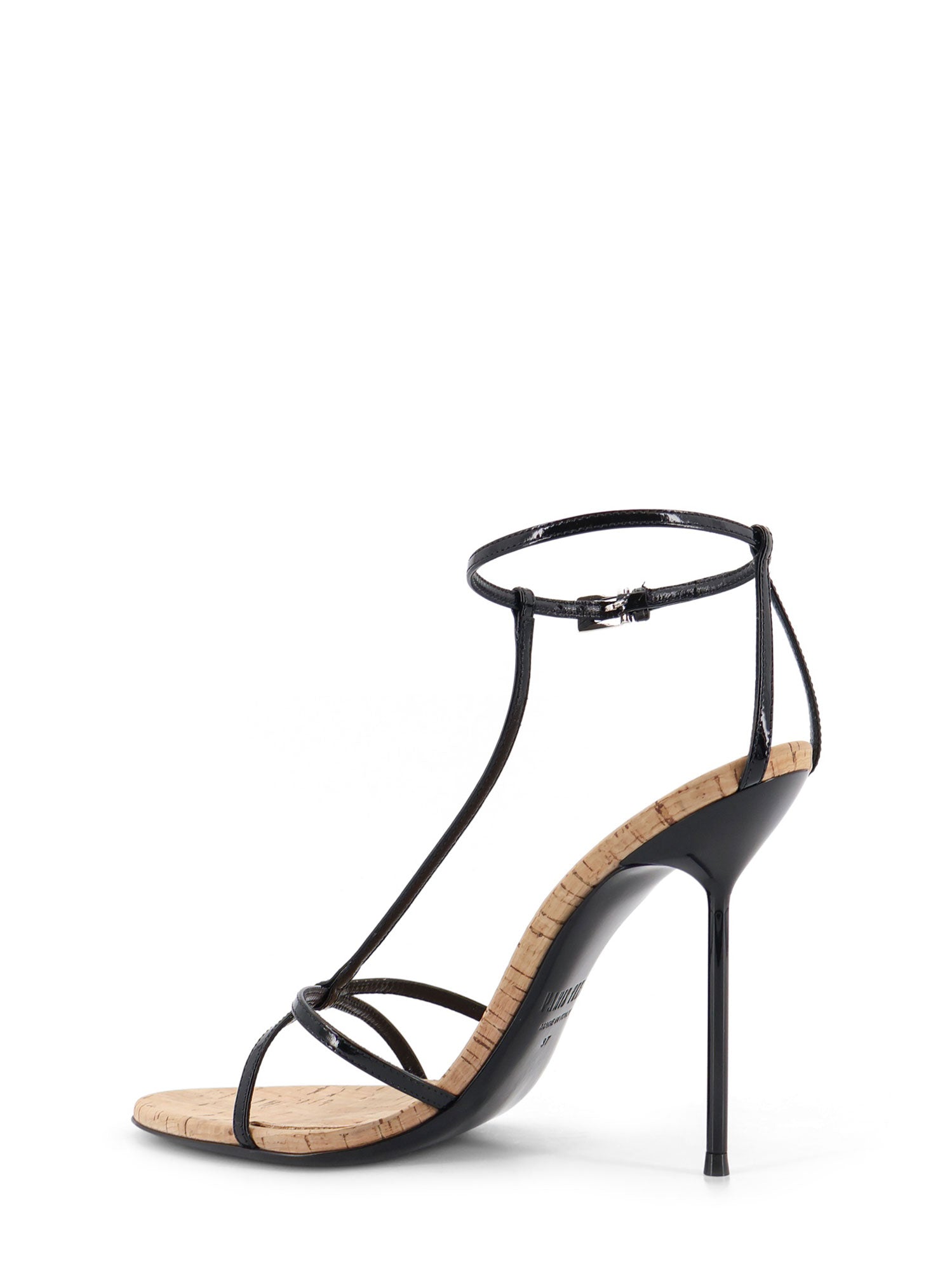 Paris Texas Sandals Corkblack Pelle/sughero