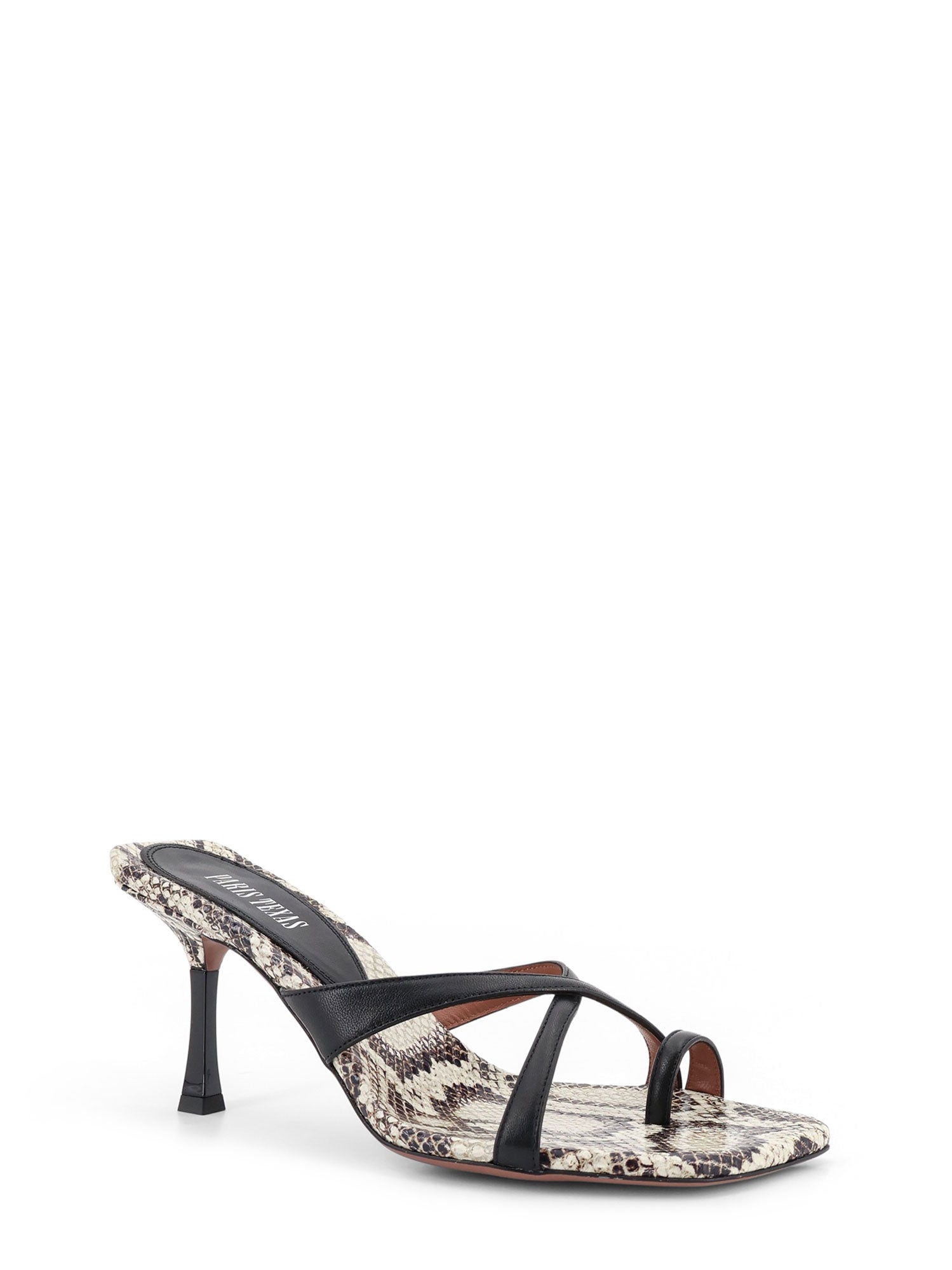 Paris Texas Sandals Pythonblack Pelle