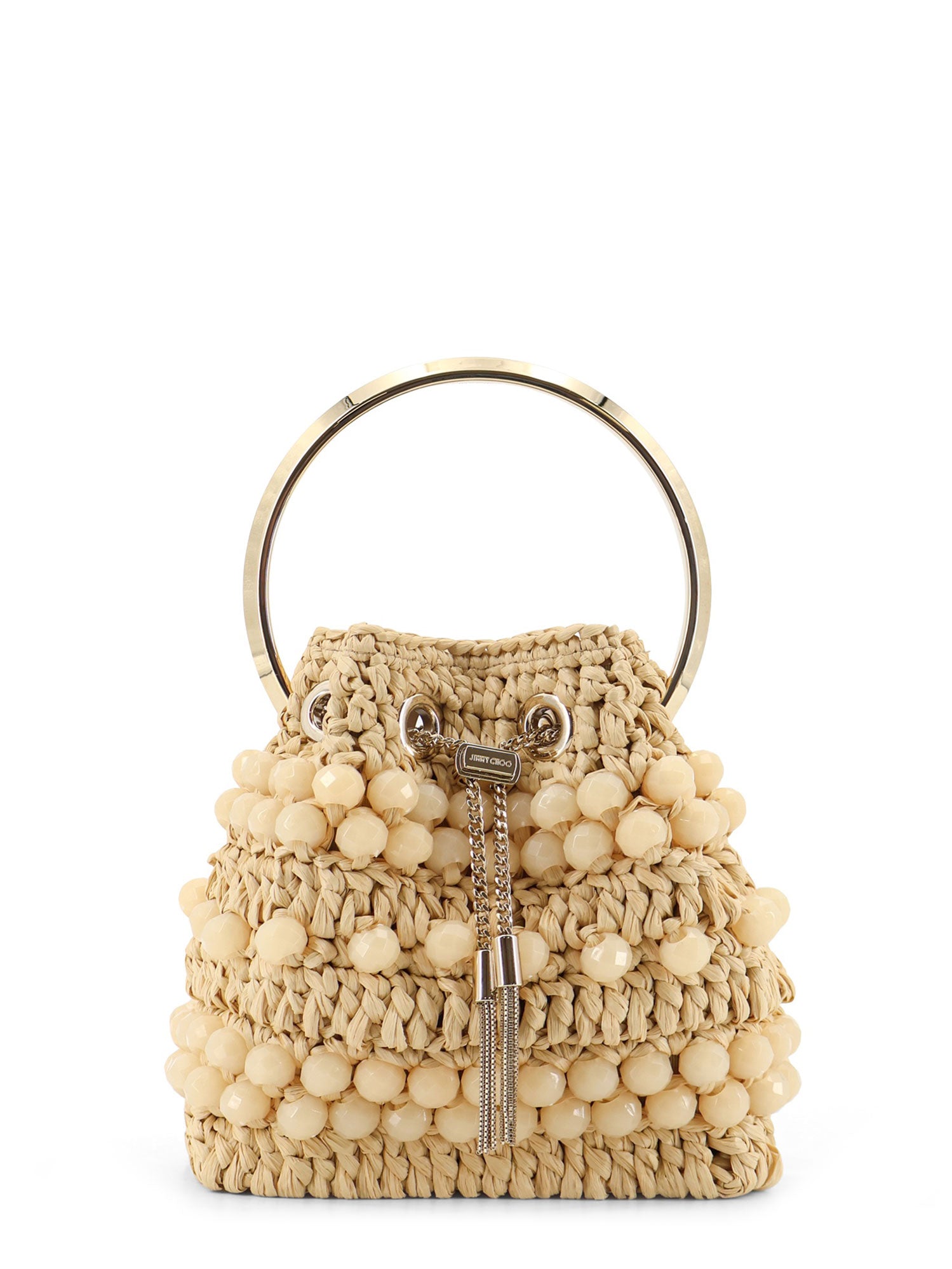 Jimmy Choo Bags Naturallightgold Rafia