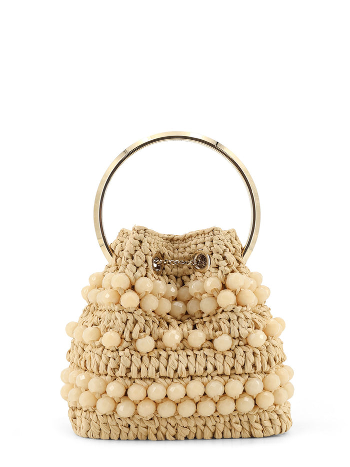 Jimmy Choo Bags Naturallightgold Rafia