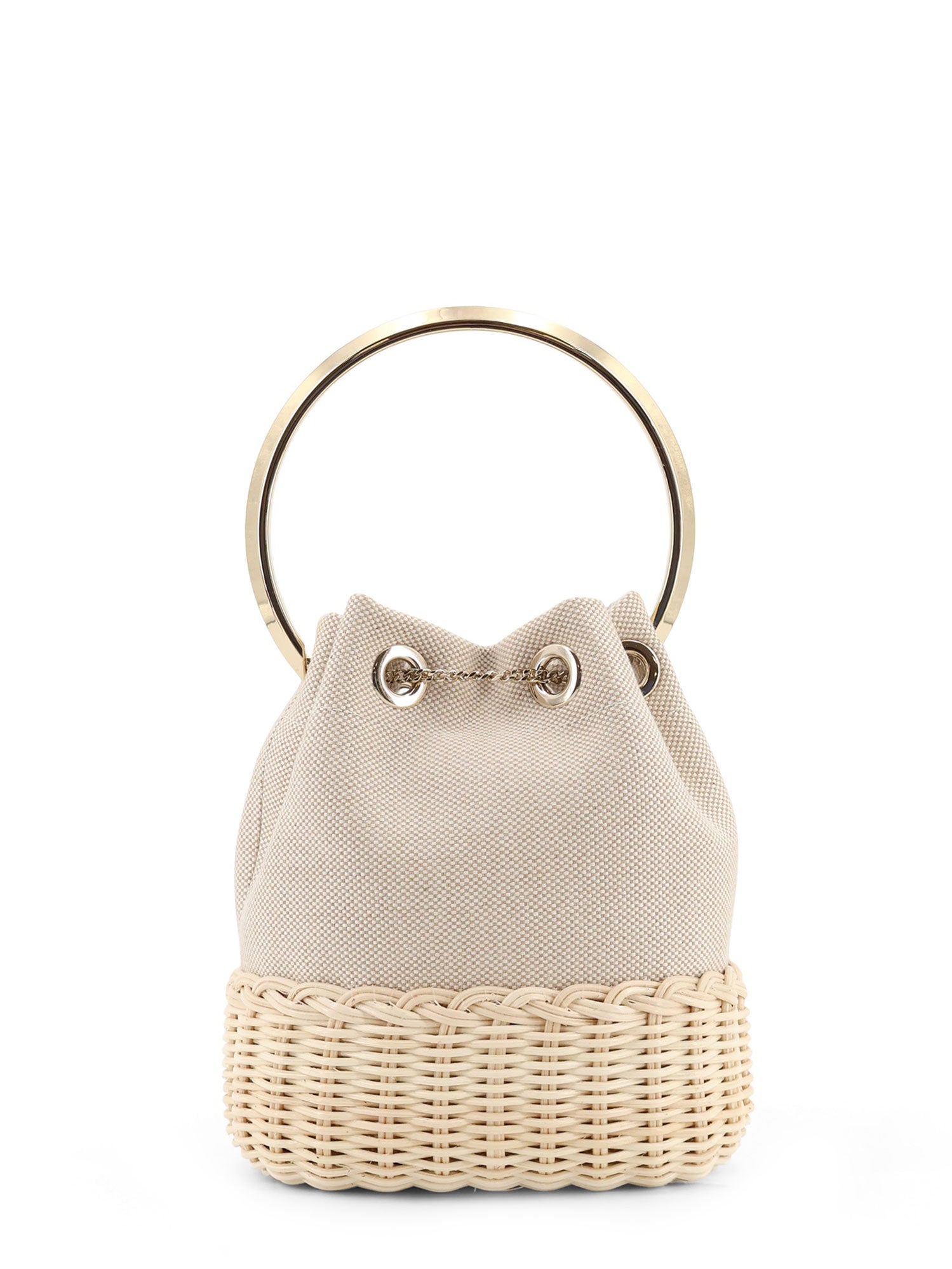 Jimmy Choo Bags Almondmix Canvas/rafia