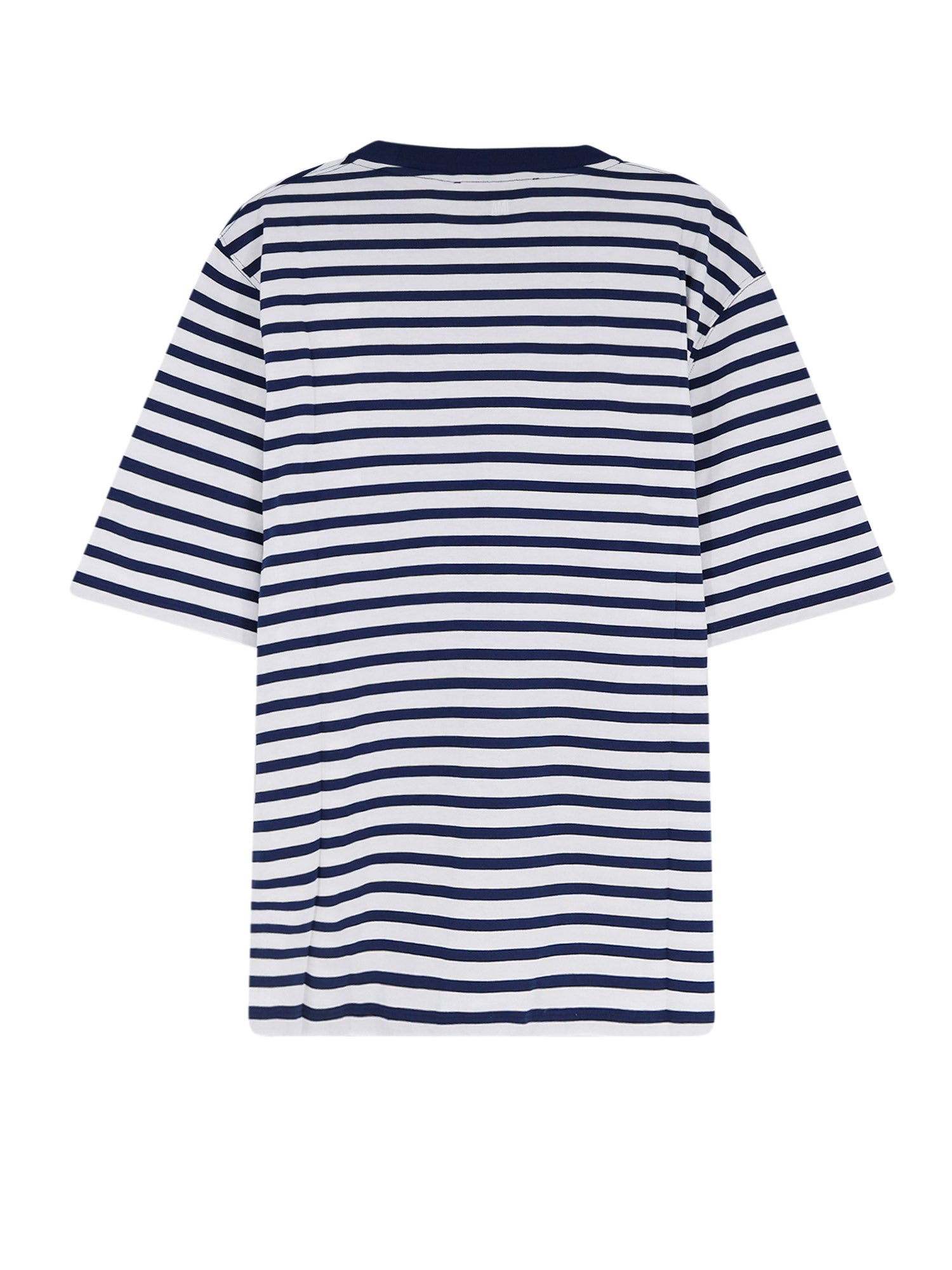 Ami Paris T-shirts and Polos Encre/blanc Cotone